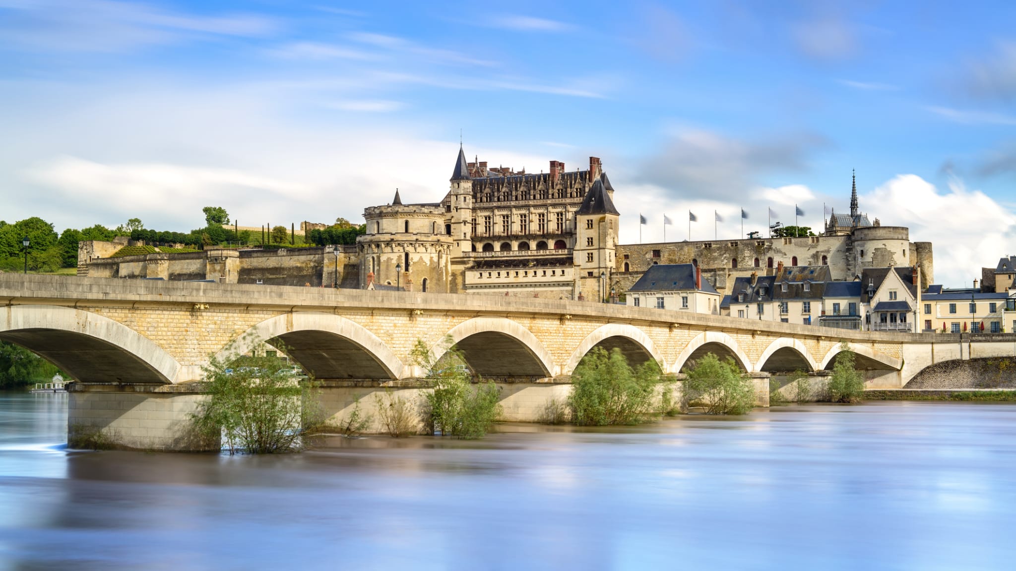 Burg von Amboise im Loiretal, Frankreich