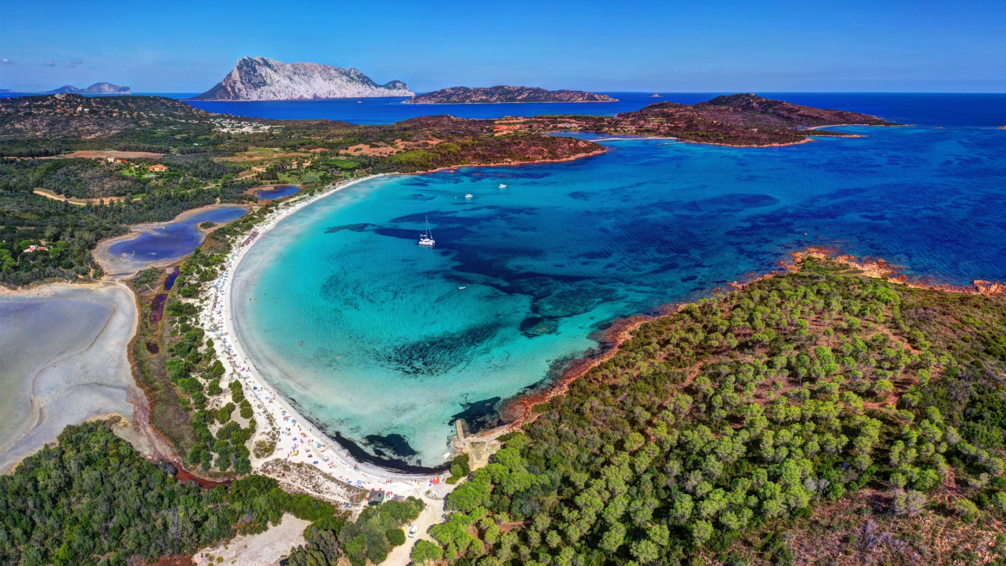 Cala Brandinchi, Sardinien, Italien