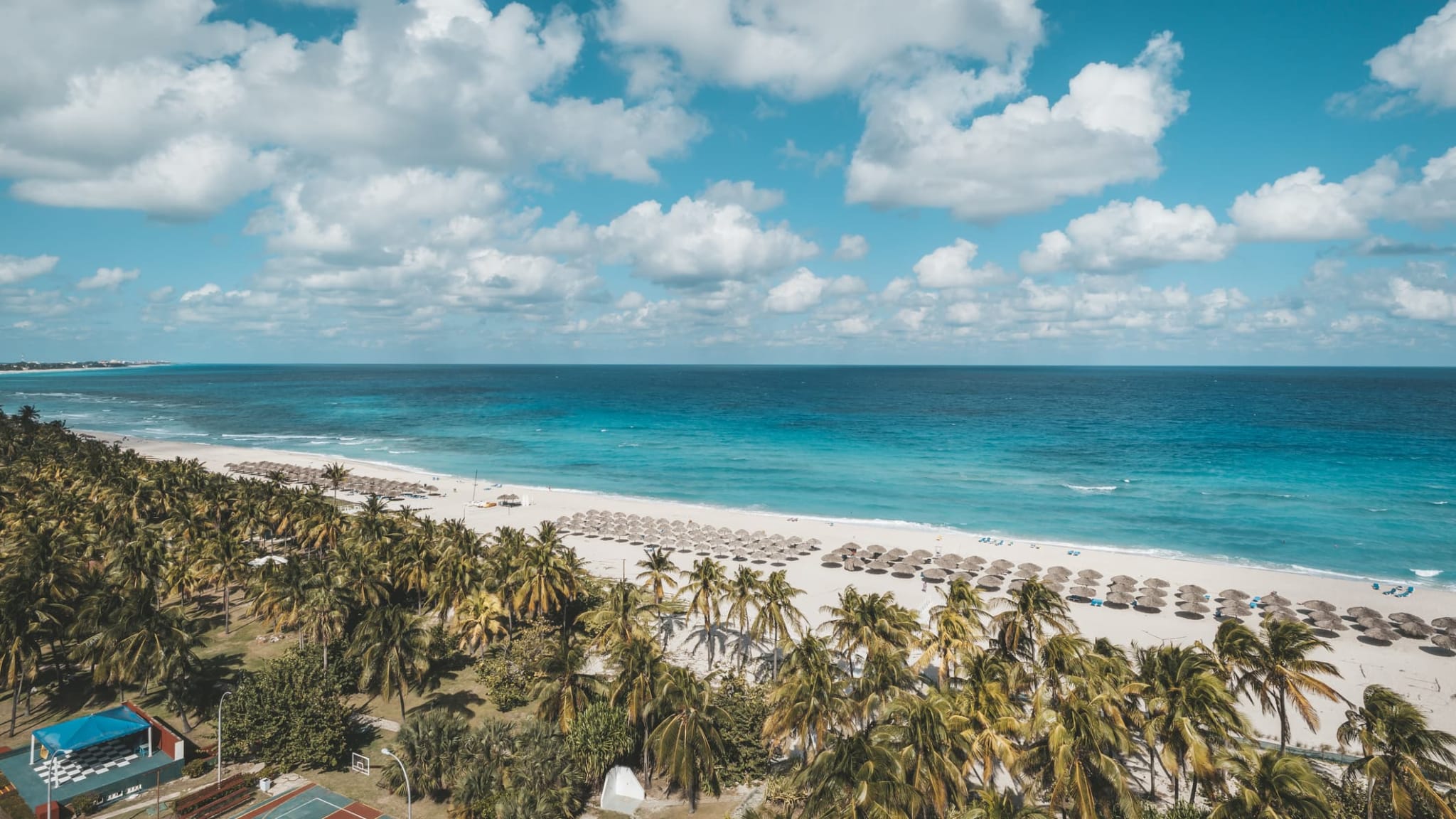Der Strand von Varadero in Kuba.