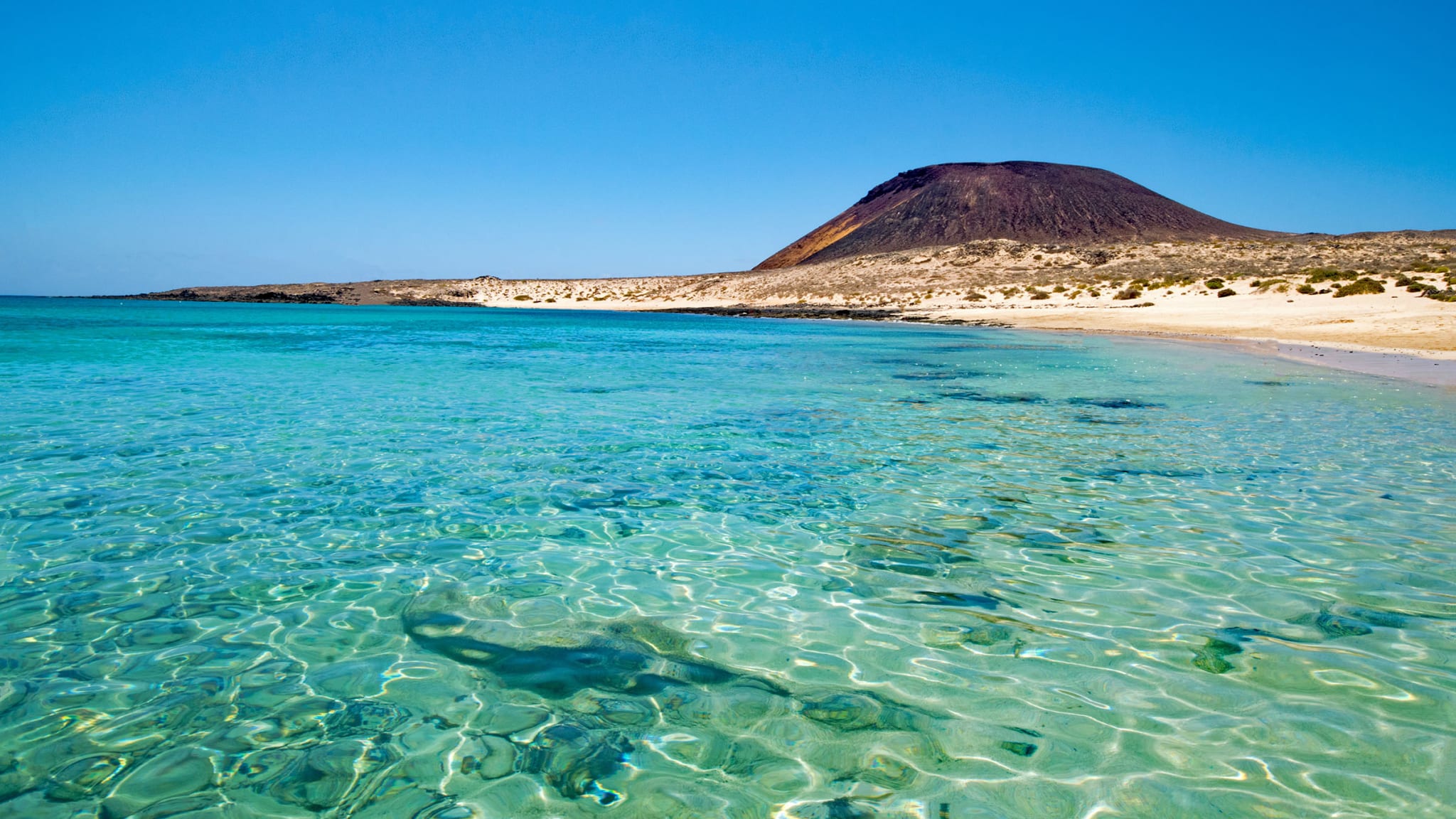 Die Playa Francesca bei Lanzarote