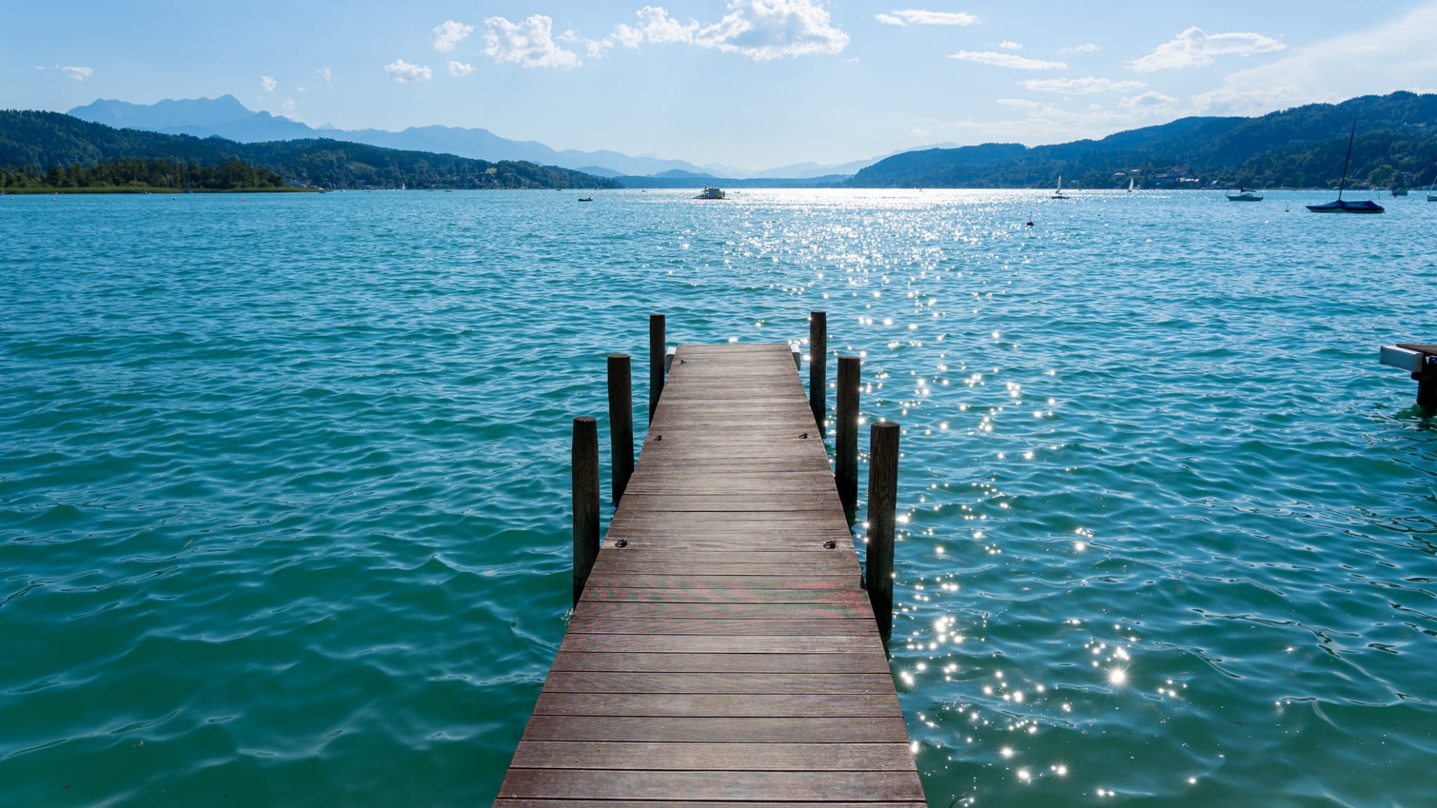 Dock am Wörthersee in Kärnten, Österreich