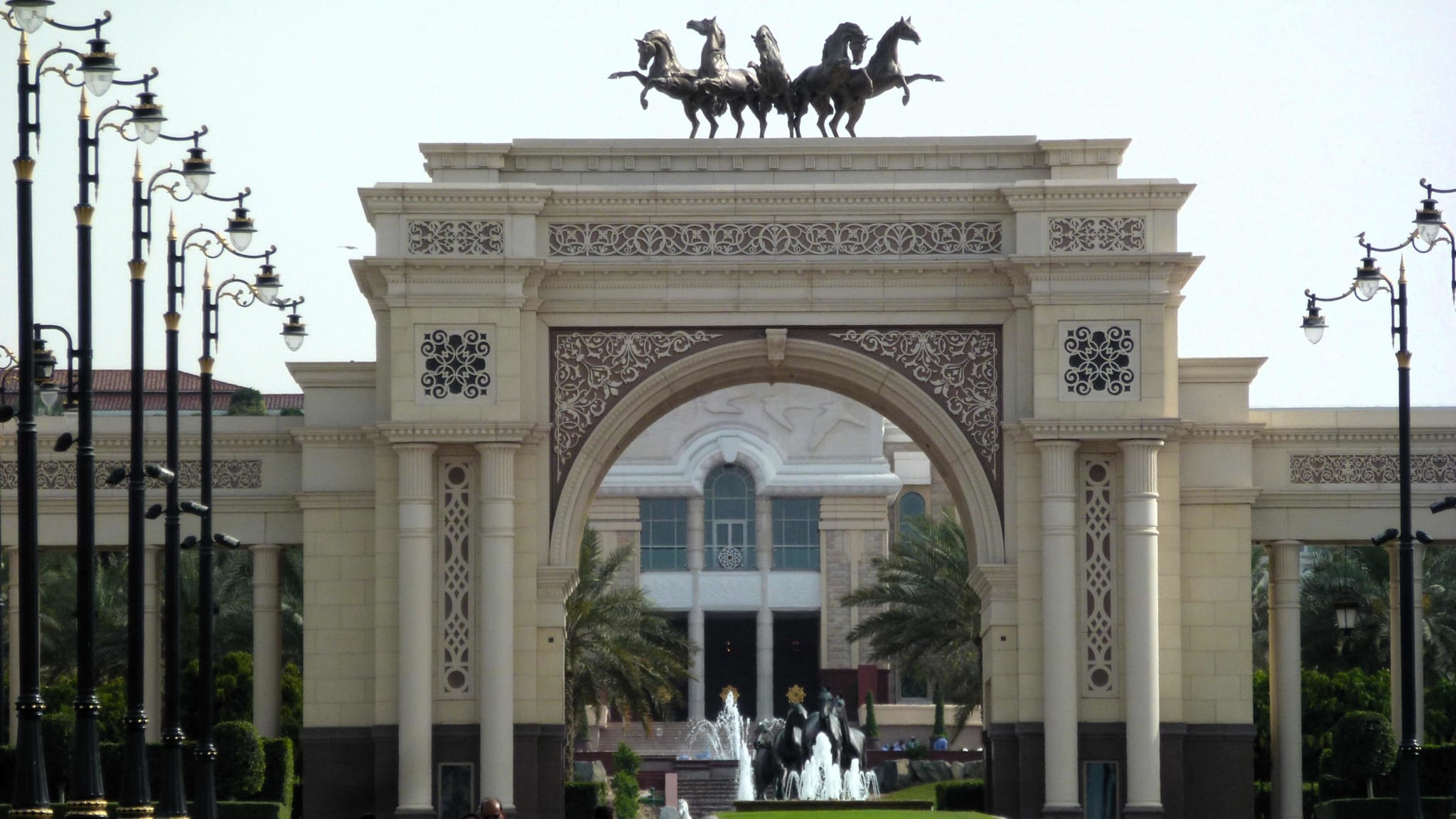 Der Zabeel Palast in Dubai.