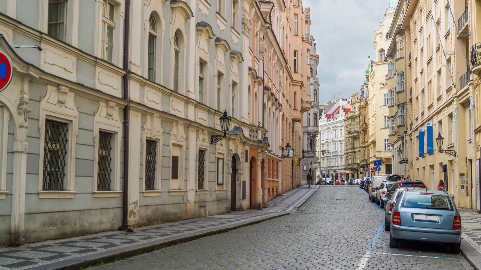 Das jüdische Viertel Josefov in Prag.