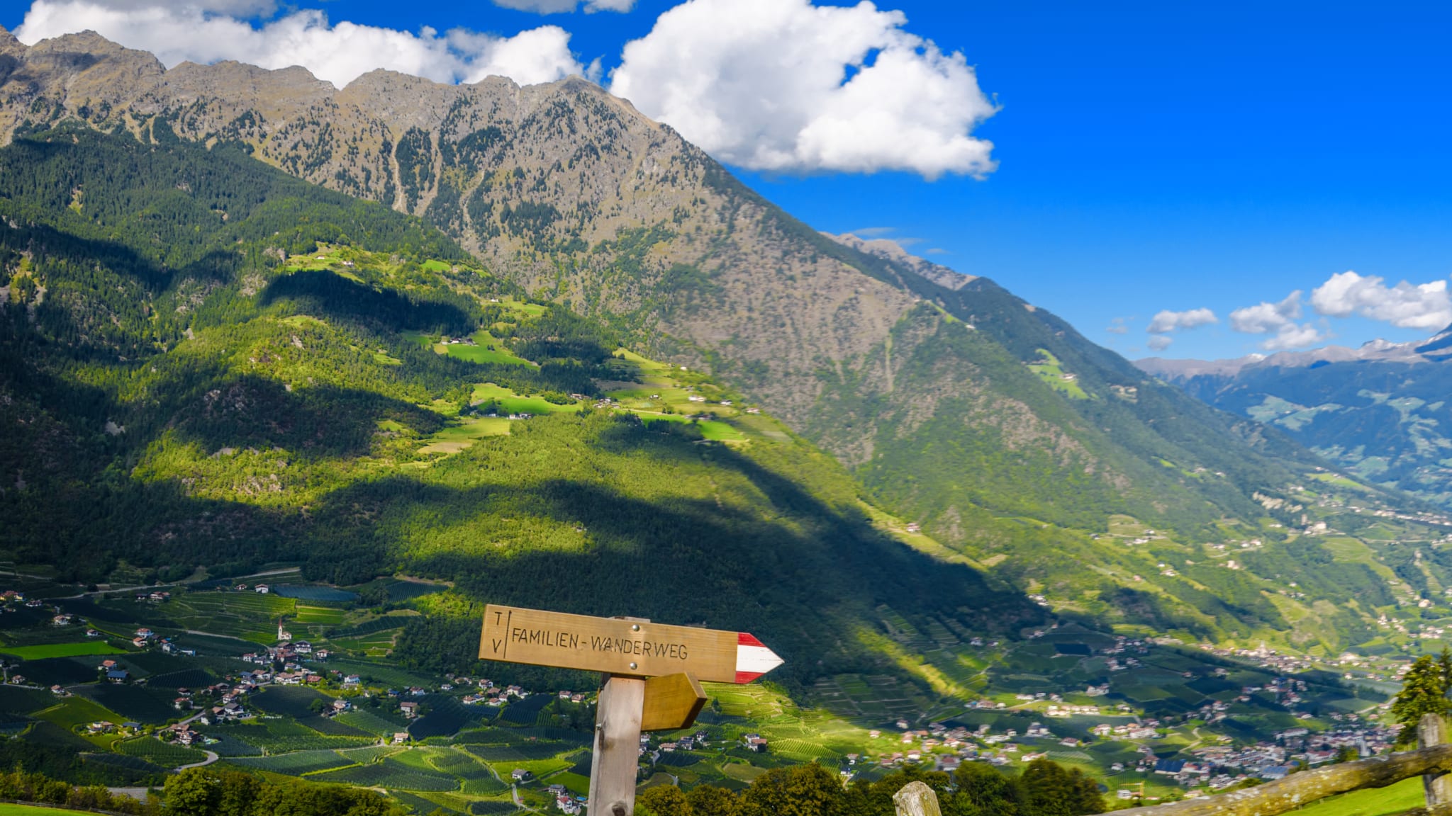 Etschtal, Südtirol, Italien