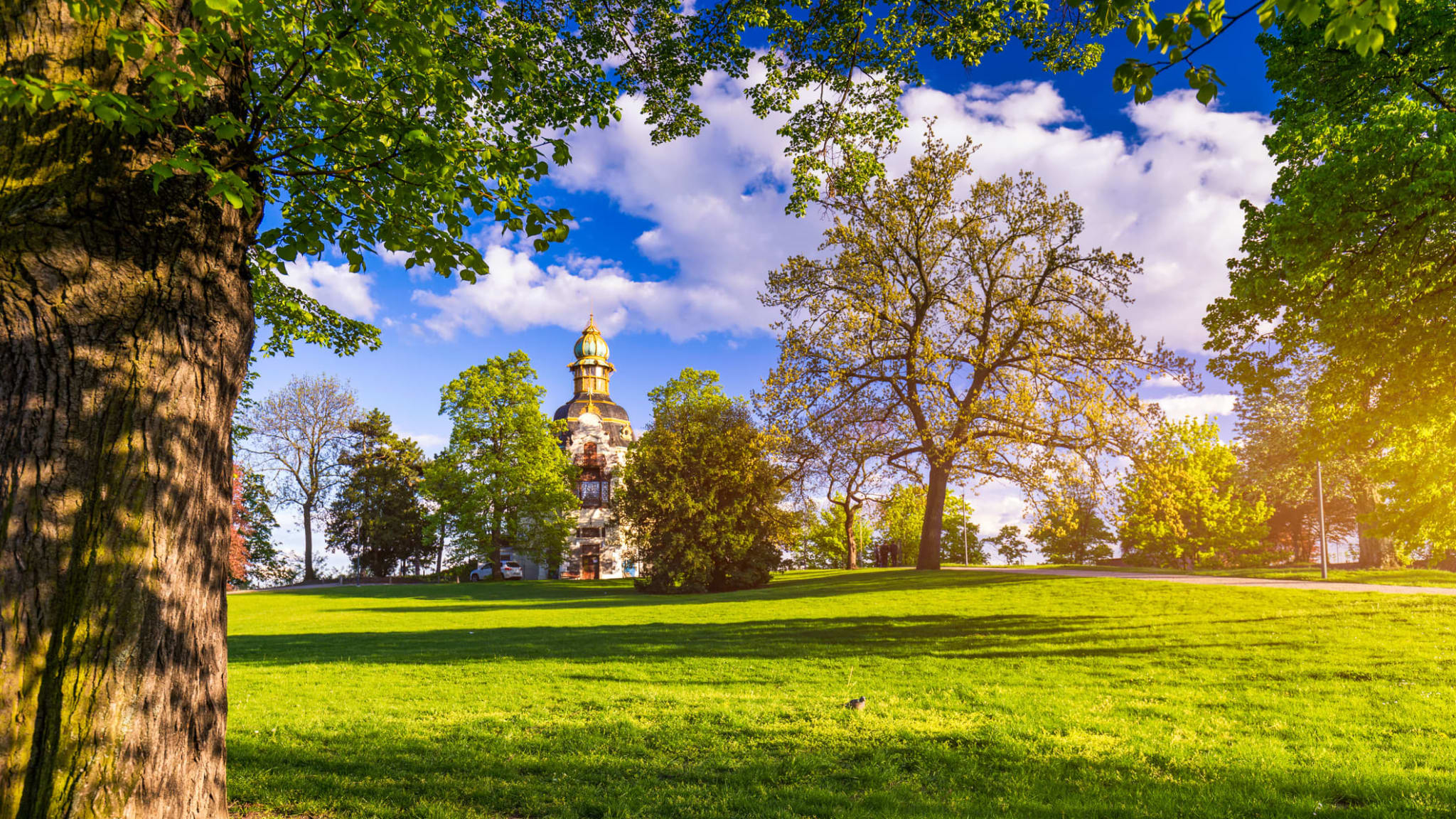 Der Letná-Park in Prag.