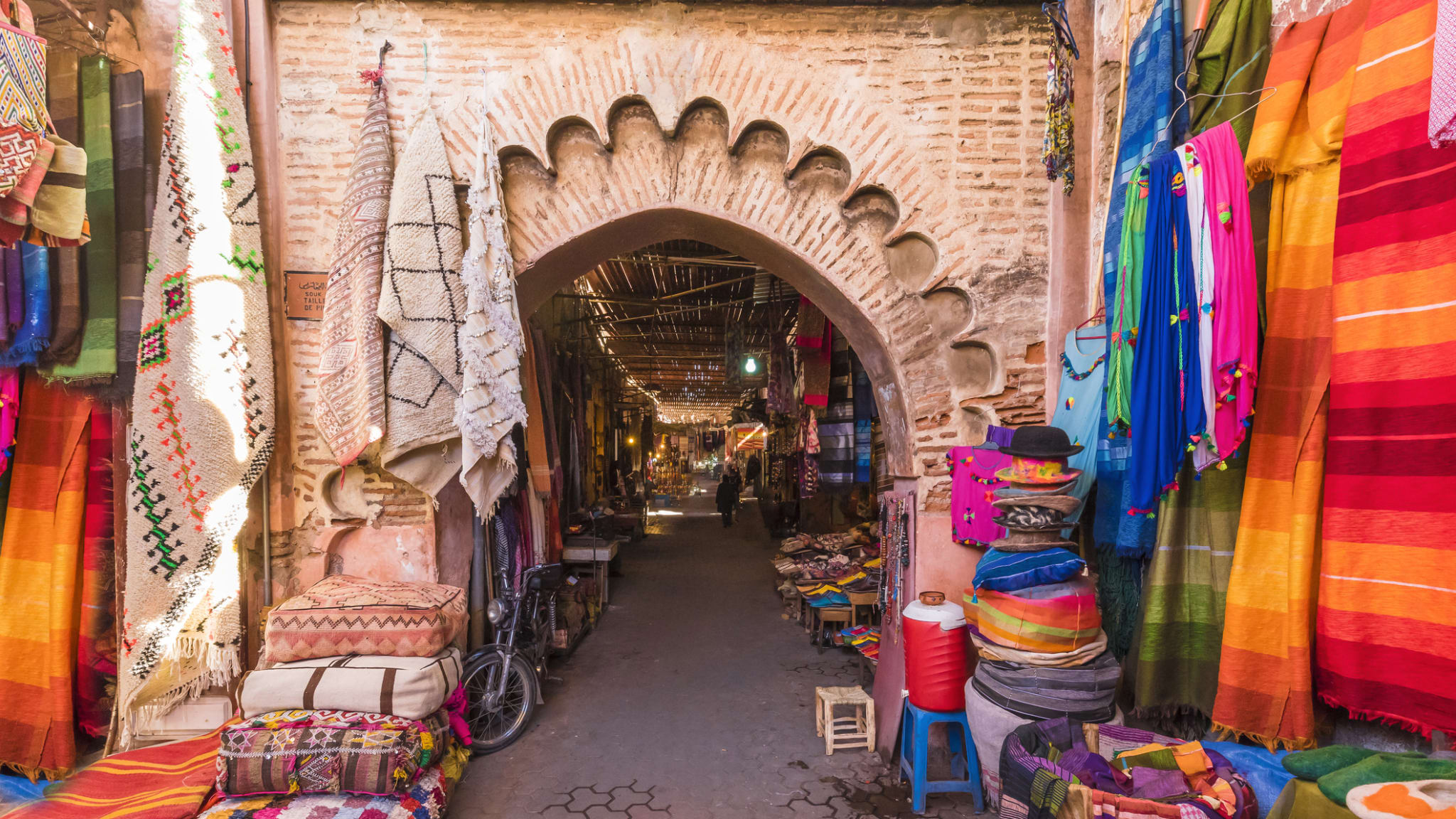 Jamaa el-Fna Markt, Marrakesch, Marokko.