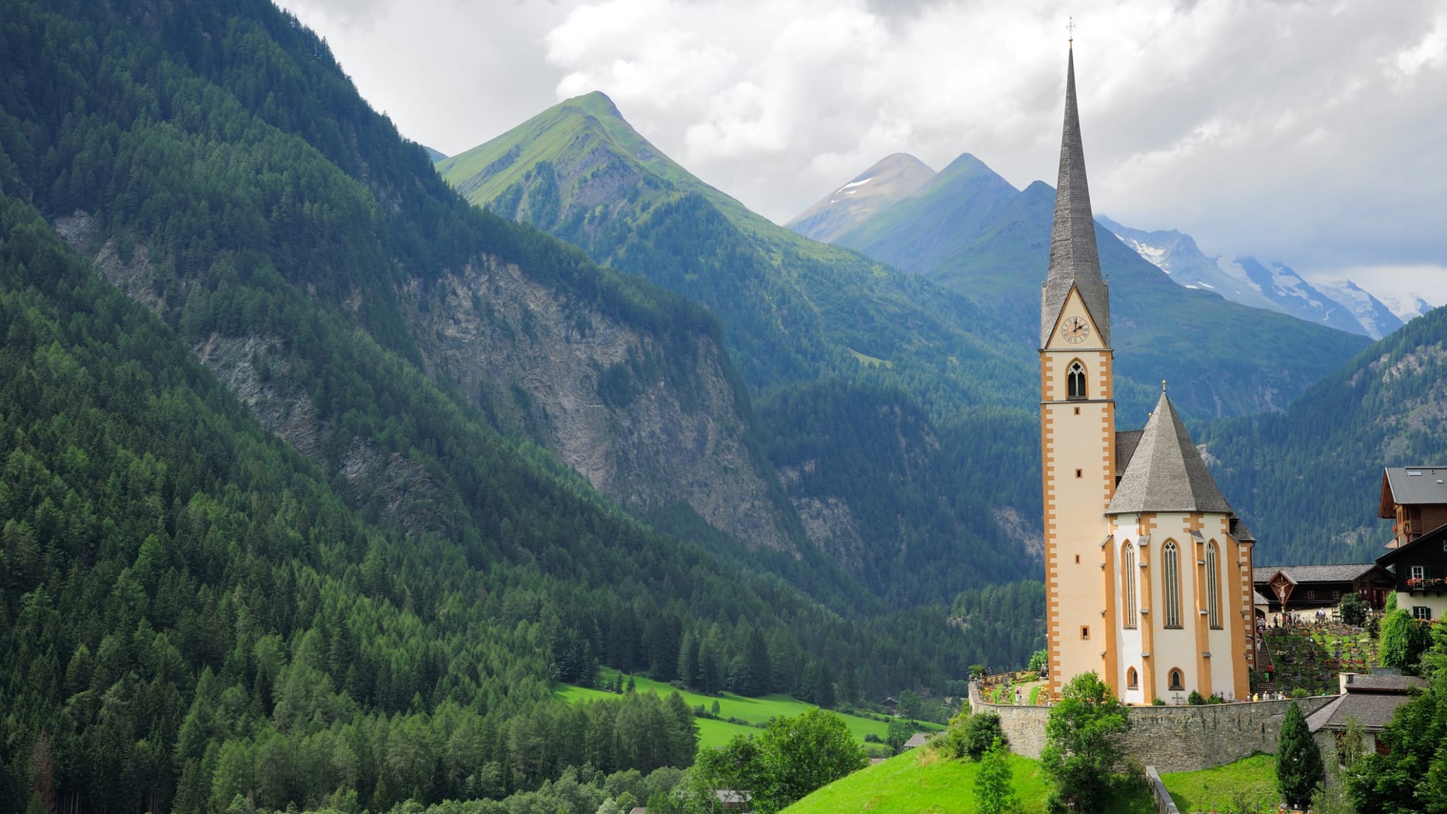 Kirche in Heiligenblut, Kärnten, Österreich