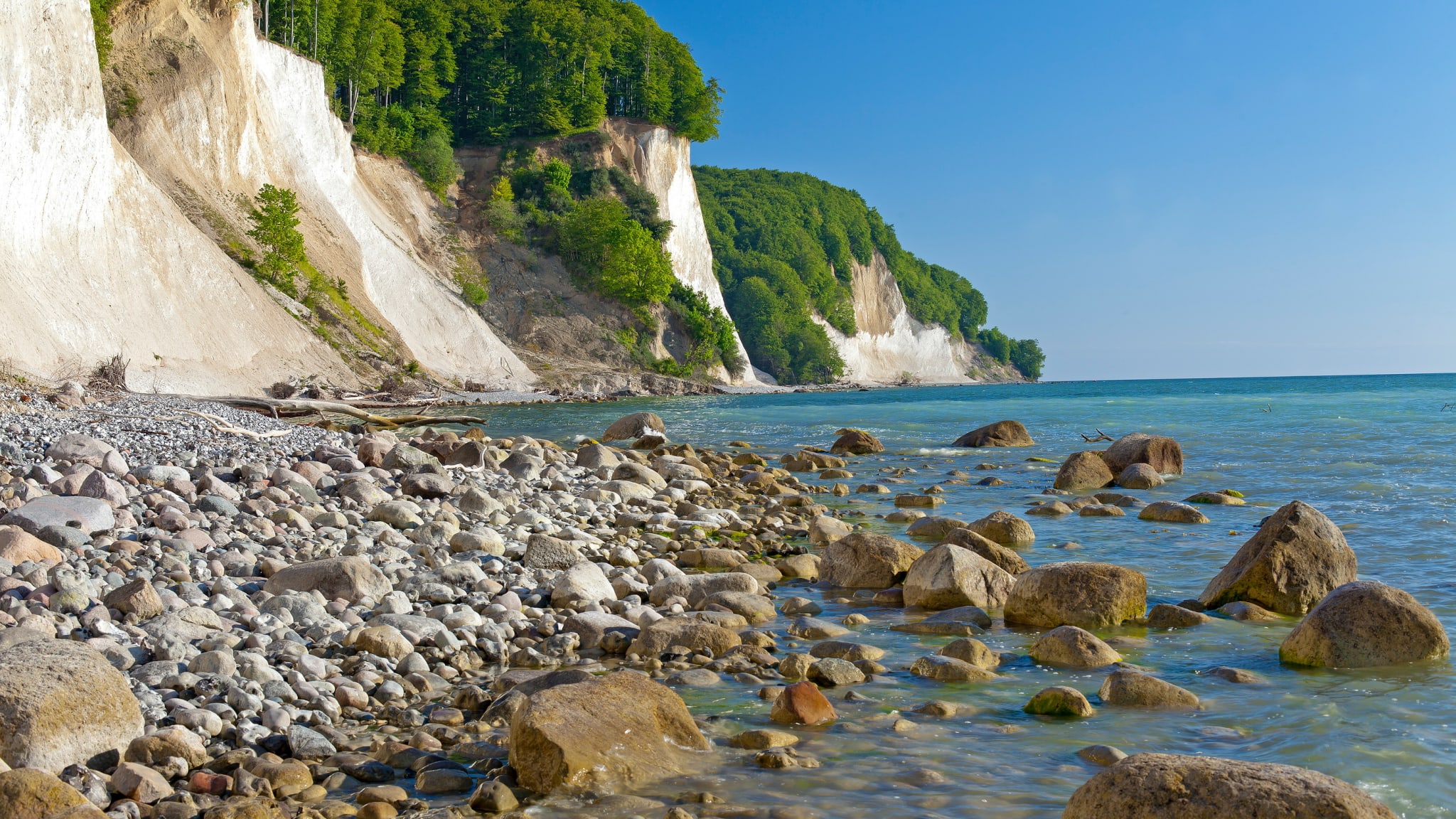 Kreidefelsen im Nationalpark Jasmund, Rügen, Deutschland