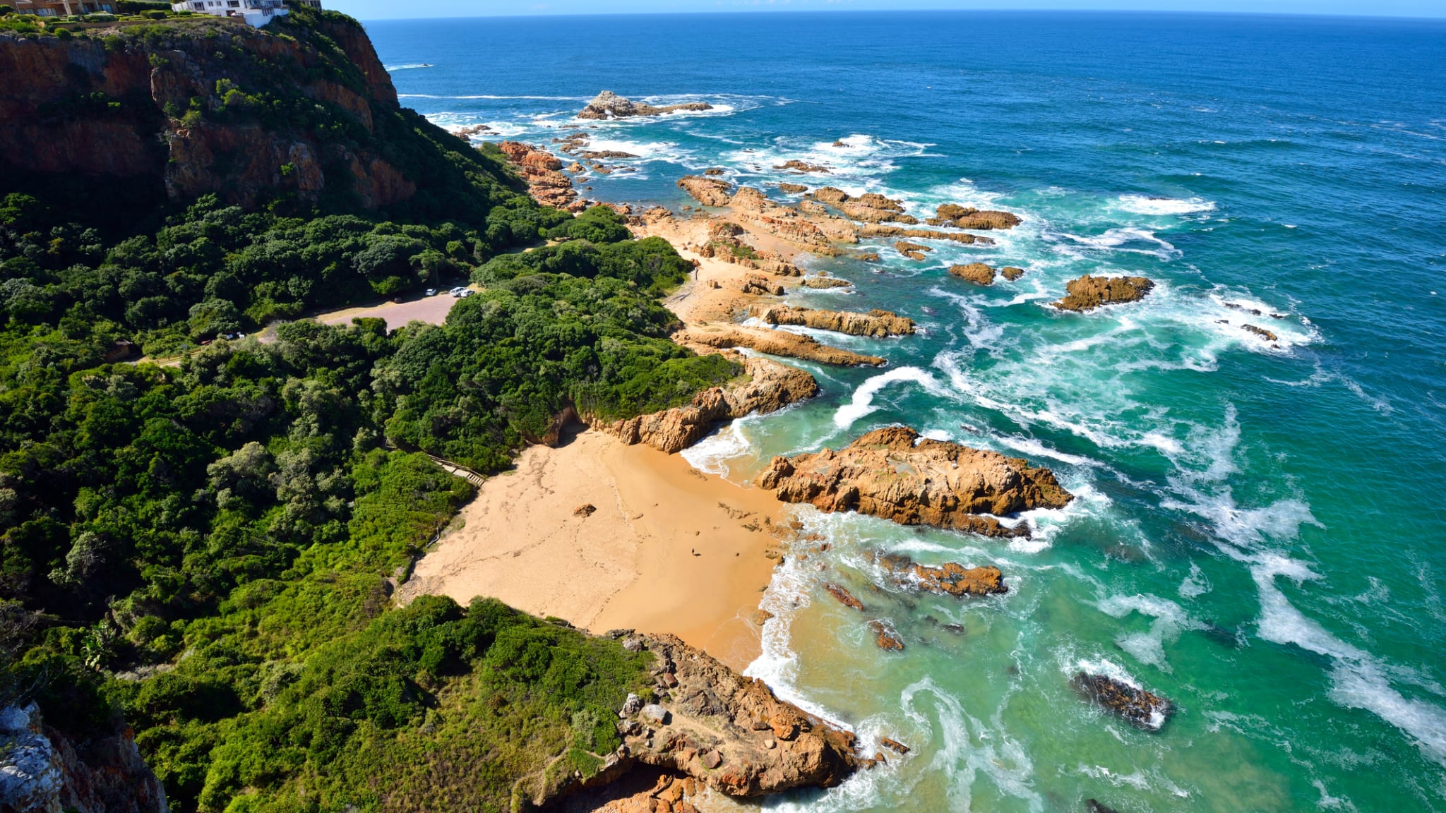 Küste in Knysna, Garden Route, Südafrika