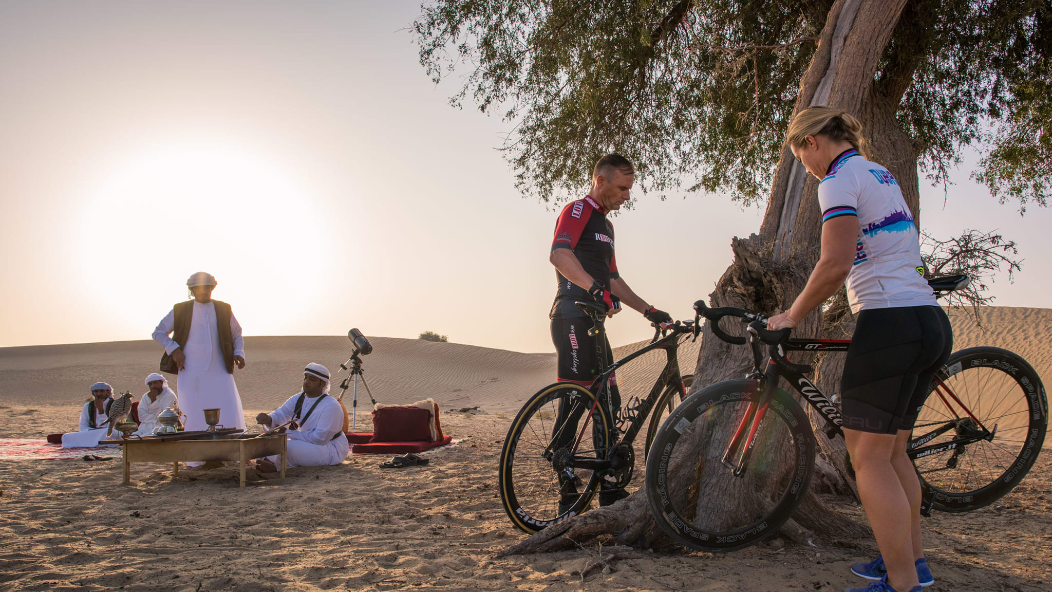 Das Biken unter der Sonne verlangt schon eine gute Kondition. © Visit Dubai