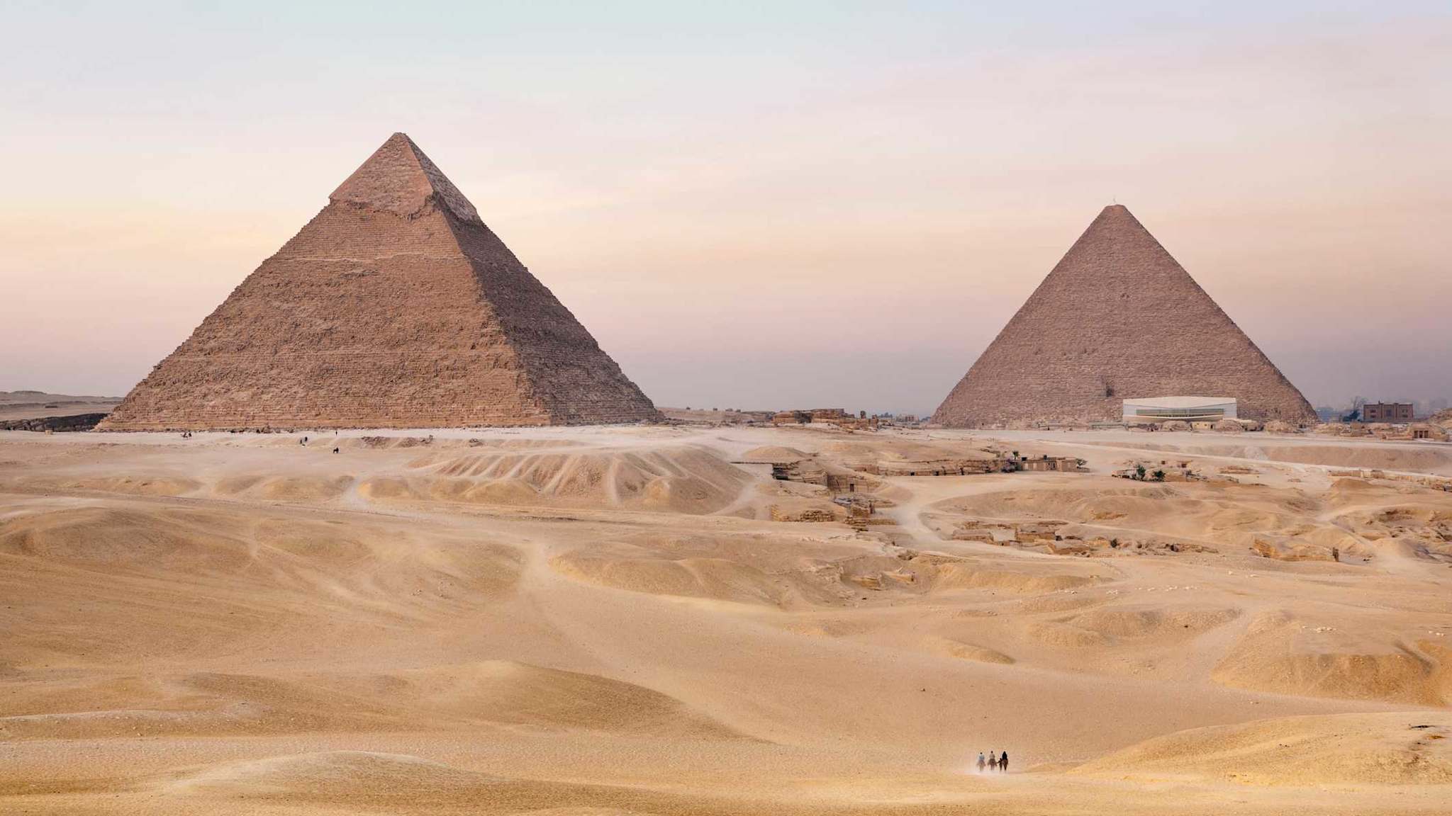 Die Pyramiden von Gizeh, Ägypten.