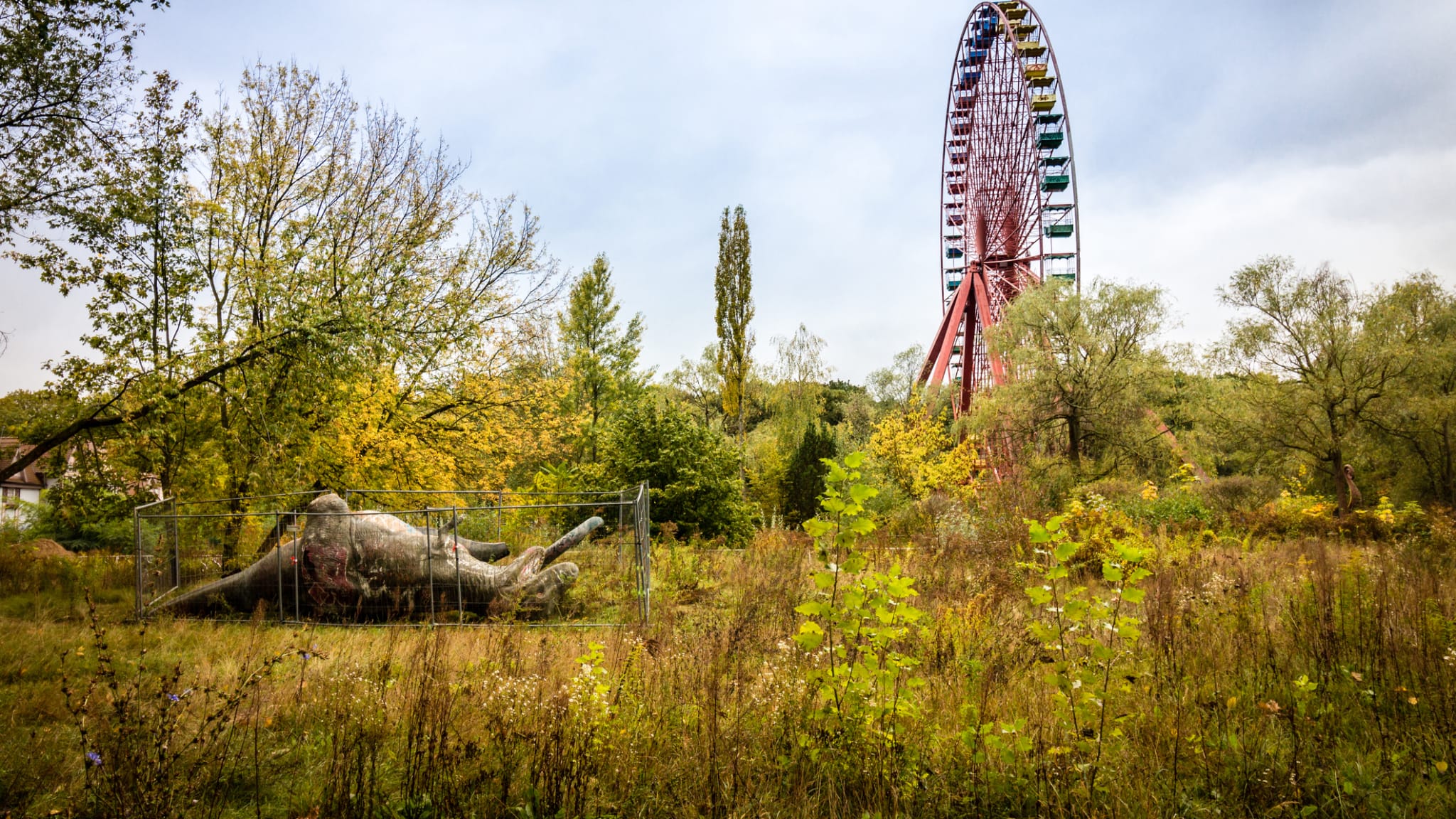 Riesenrad im Spreepark, Berlin, Deutschland