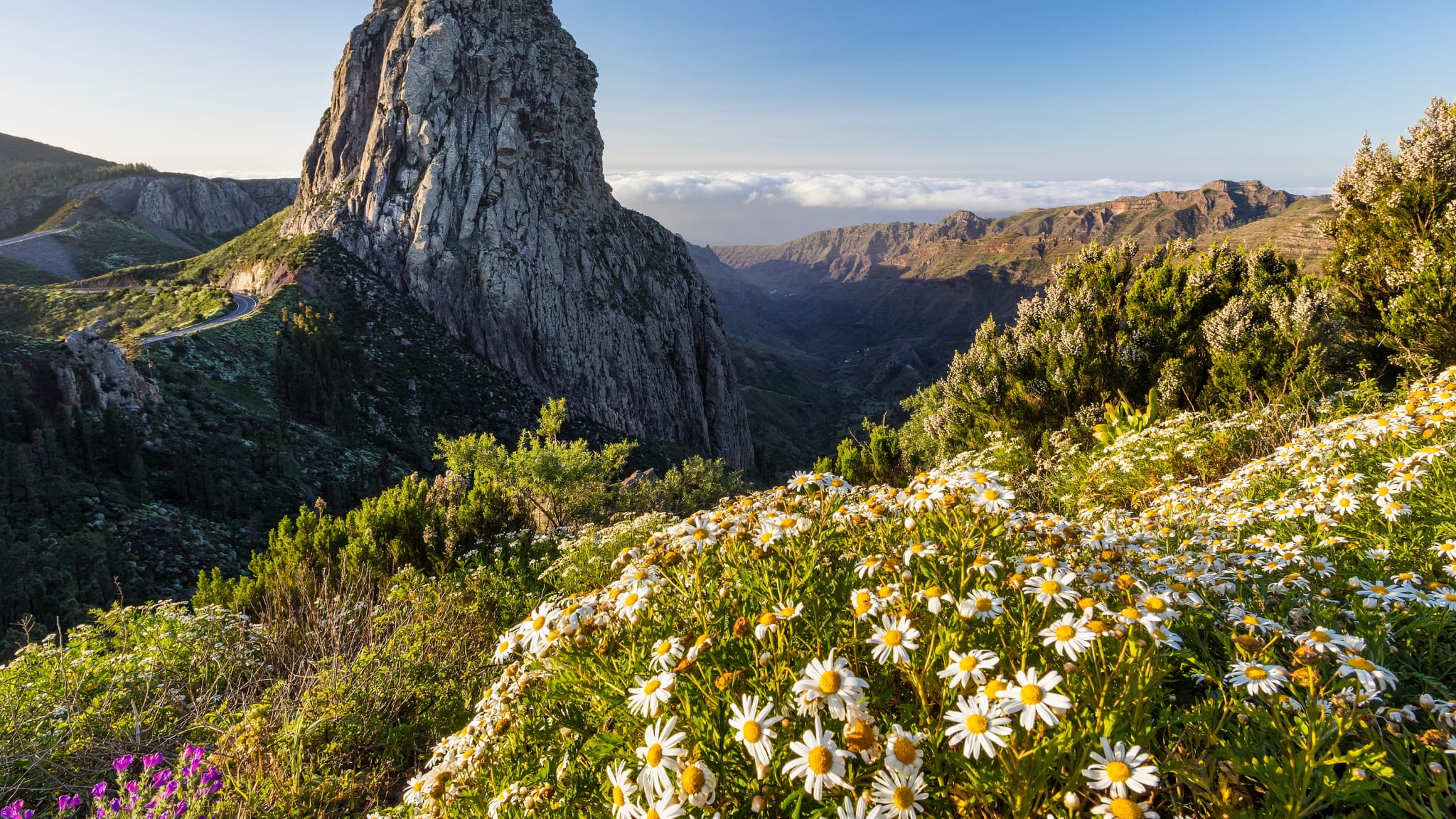 Roque de Agando (1251m), Insel La Gomera, Kanarische Inseln, Spanien