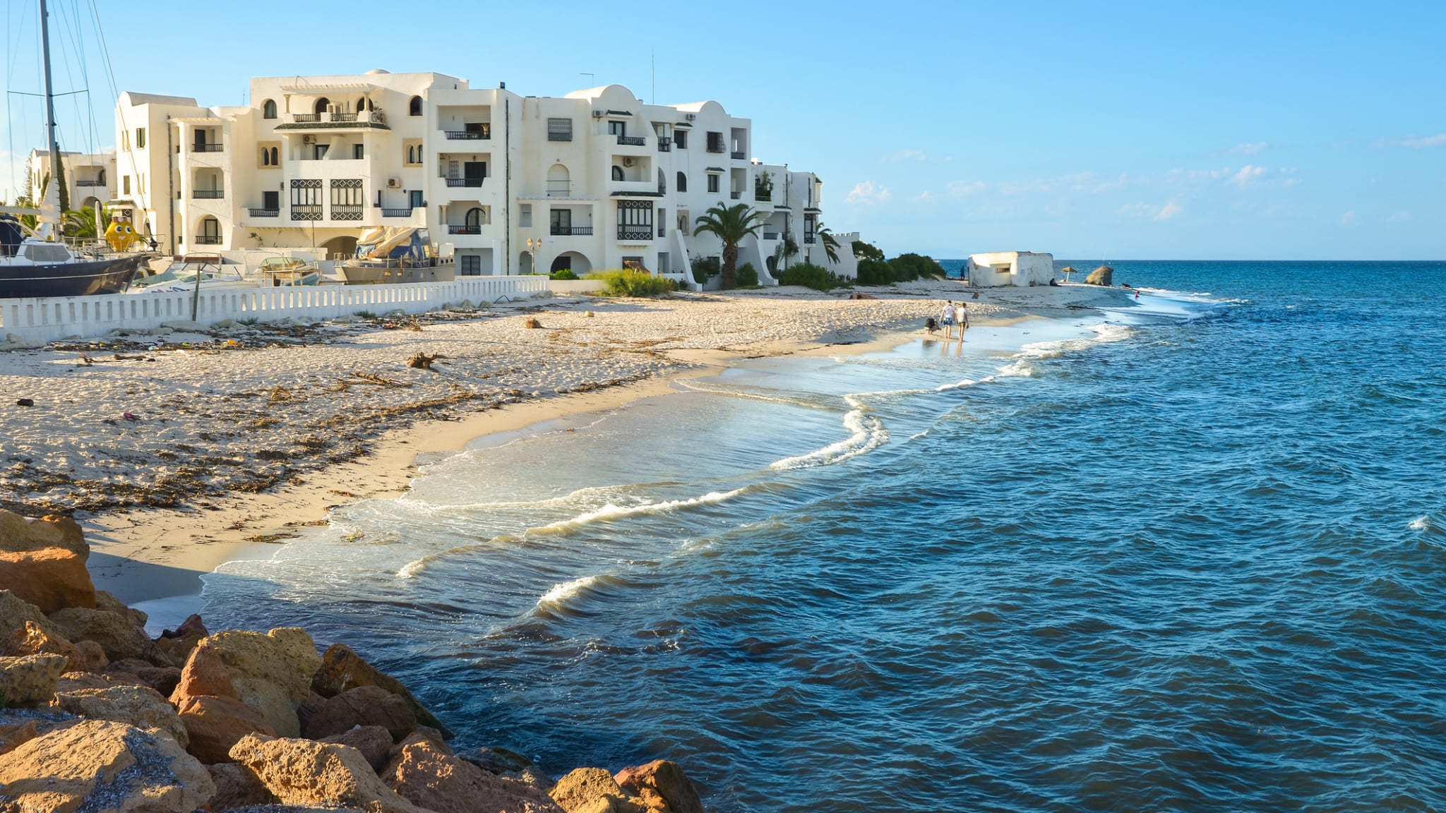 Sandstrand von Port EL-Kantaoui, Tunesien