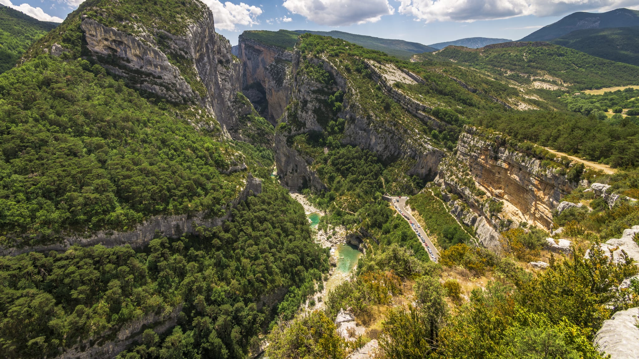 Schne Verdon Schlucht Wetter Ebenbildnull