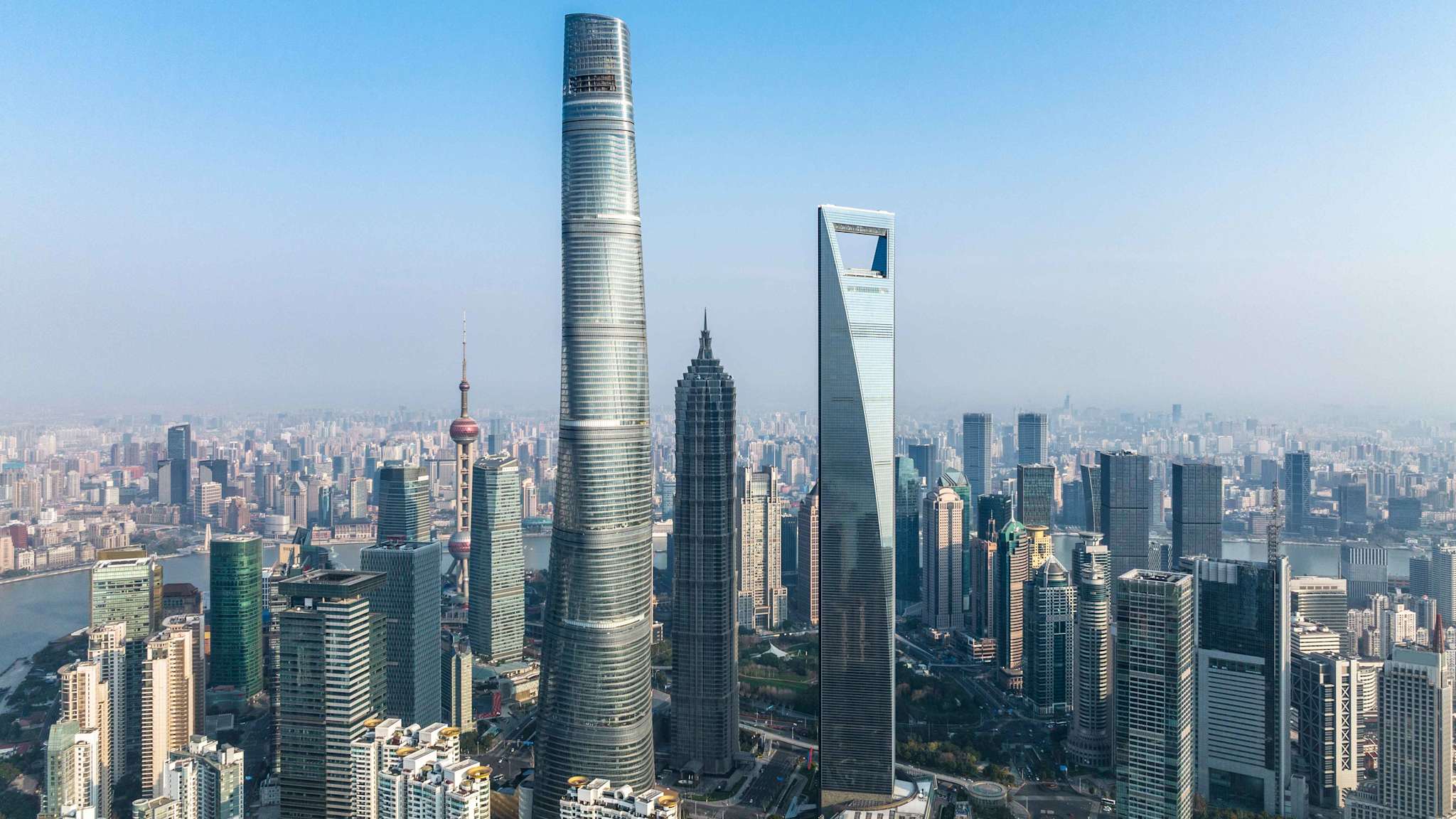 Der Shanghai Tower.