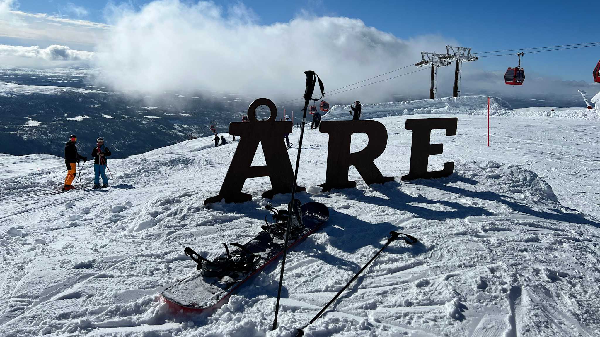 Ein hochgelegenes Skigebiet