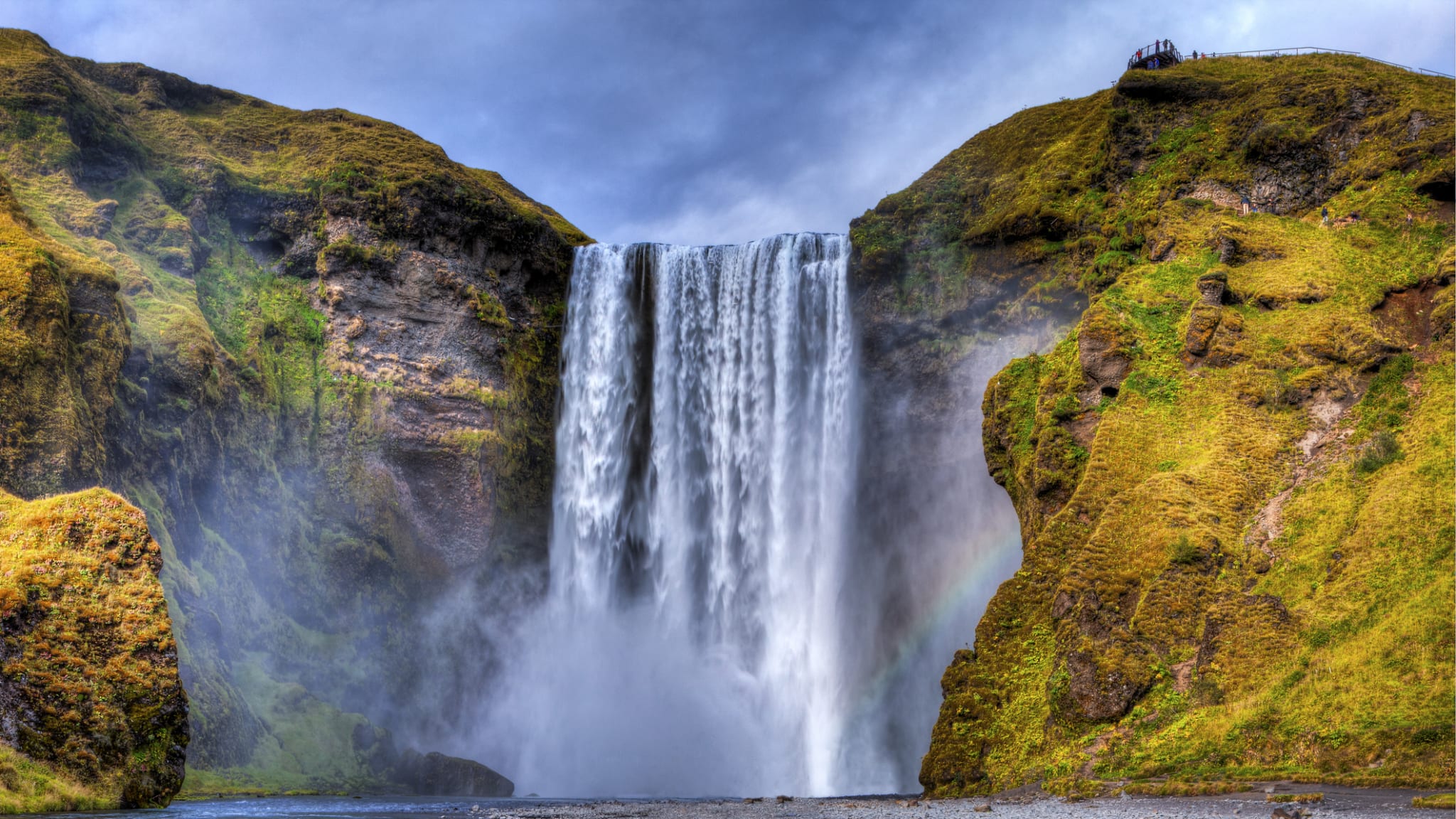 Skogafoss Wasserfall, Island