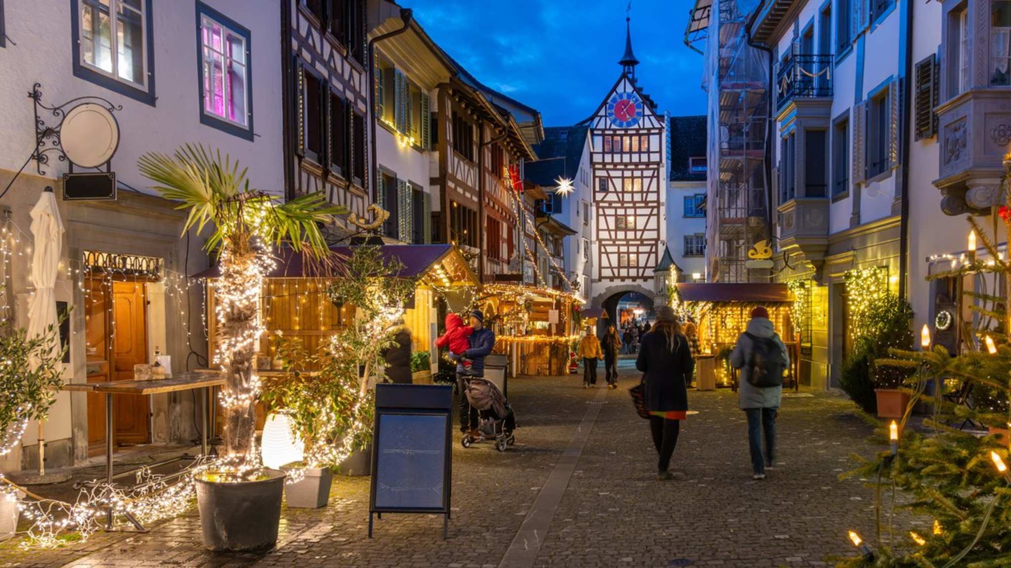 Stein am Rhein im Winter. © iStock via Getty/Fotomax
