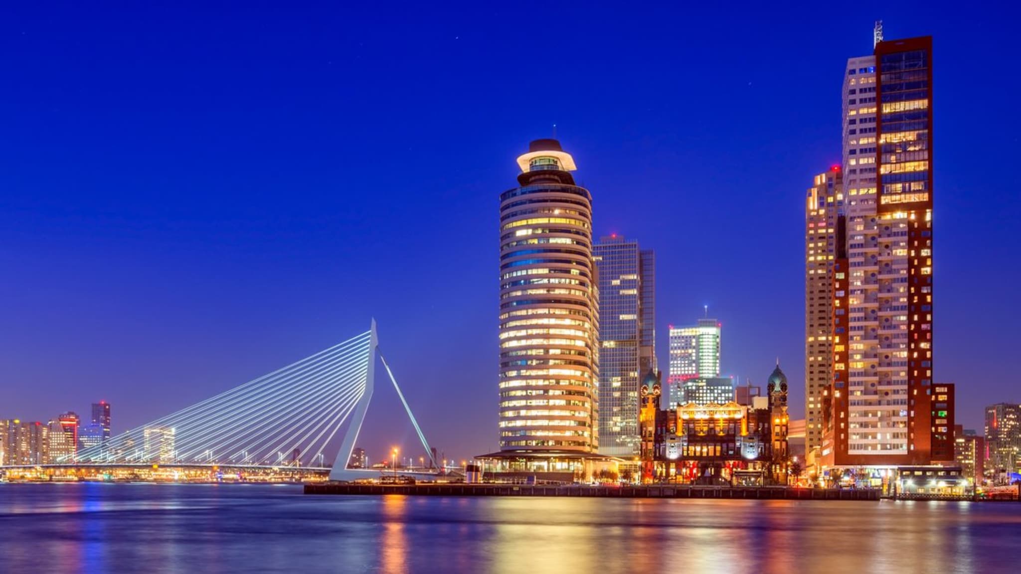 Rotterdam trägt nicht umsonst den Beinamen Manhattan an der Maas. © iStock via Getty/mihaiulia