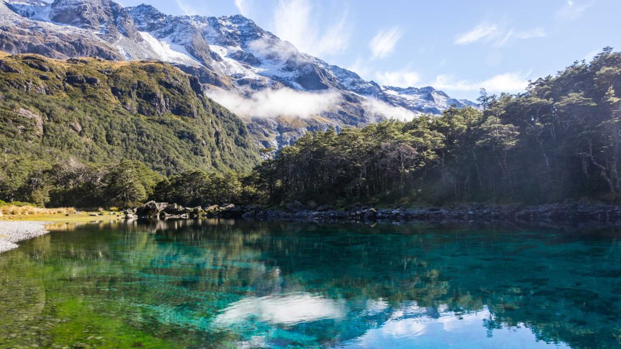 Der Blue Lake in Neuseeland gehört zu den klarsten Seen der Welt. © Mi-chi/Shutterstock.com