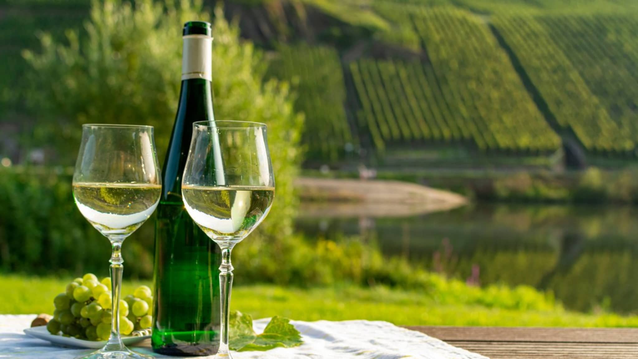 Im Moseltal laden im Herbst zahllose Winzer zu Weinverkostungen. © barmalini/Shutterstock.com