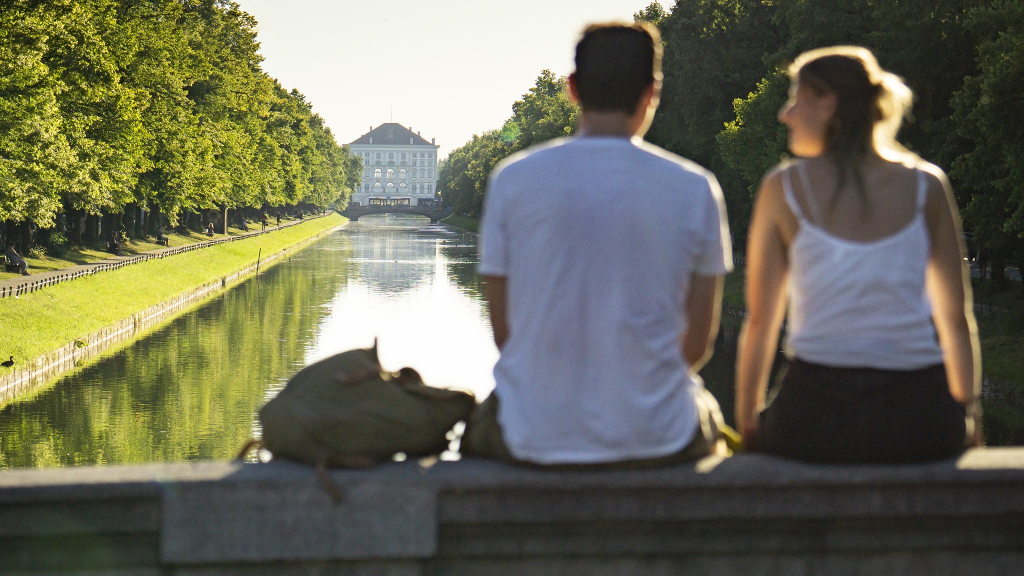 Stadtwanderung am Nymphenburger Kanal © München Tourismus/Ditmar Dengler