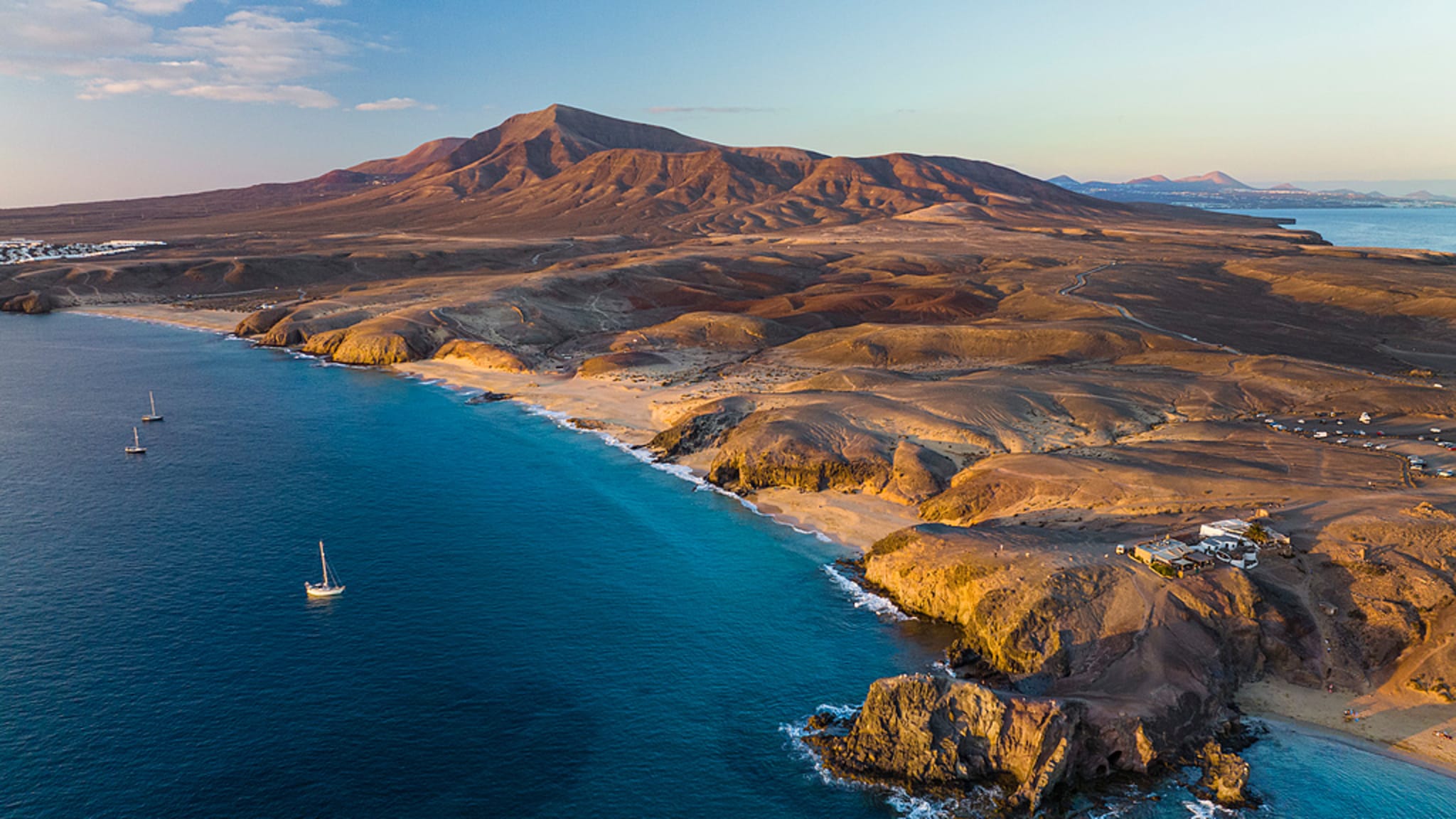 Playa de Papagayo, Lanzarote, Spanien