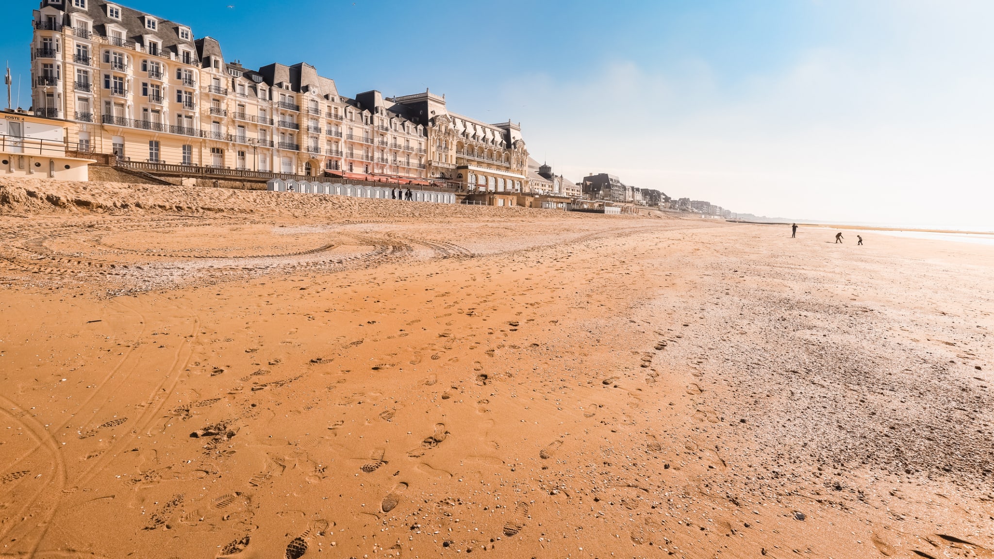 Strand von Cabourg, Frankreich