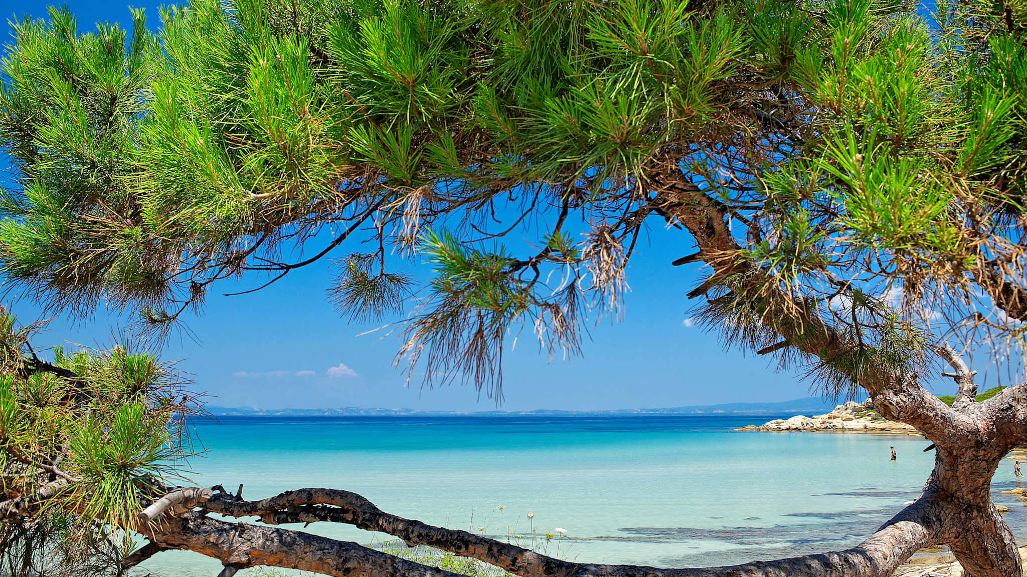Kavourotripes auf Sithonia begeistert mit kristallklarem Wasser © Halkidiki Tourism Organization