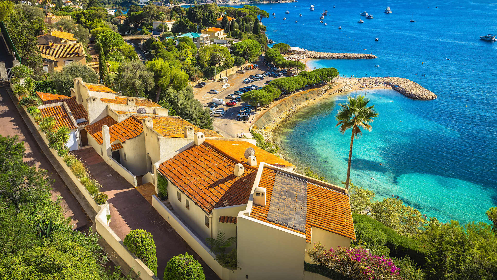 Villefranche sur Mer, Provence, Cote d Azur, Frankreich © shutterstock_2763810129