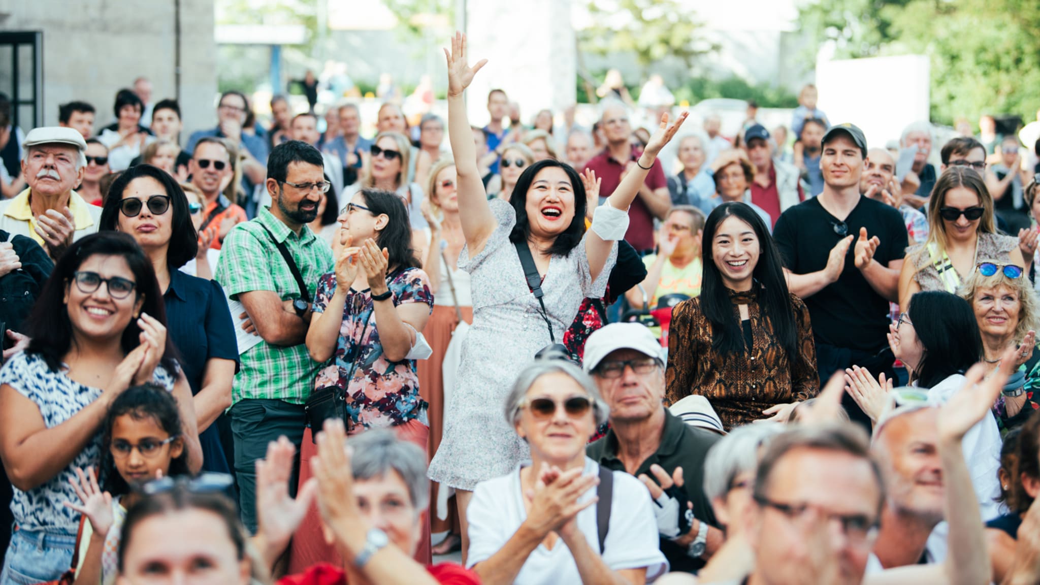 Auf dem Alpenrausch-Festival in München gibt's neben guter Musik auch ganz viel ausgelassene Stimmung © Andreas Gebert/Gasteig