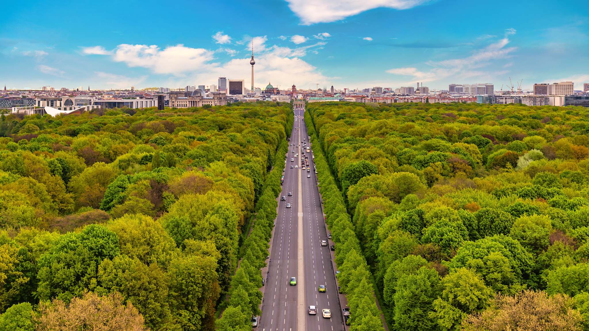 Skyline von Berlin, Deutschland