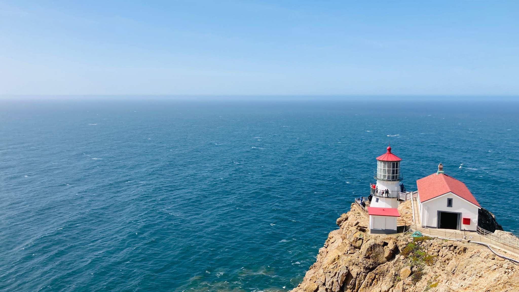 Der Leuchtturm am Point Reyes, Kalifornien, USA