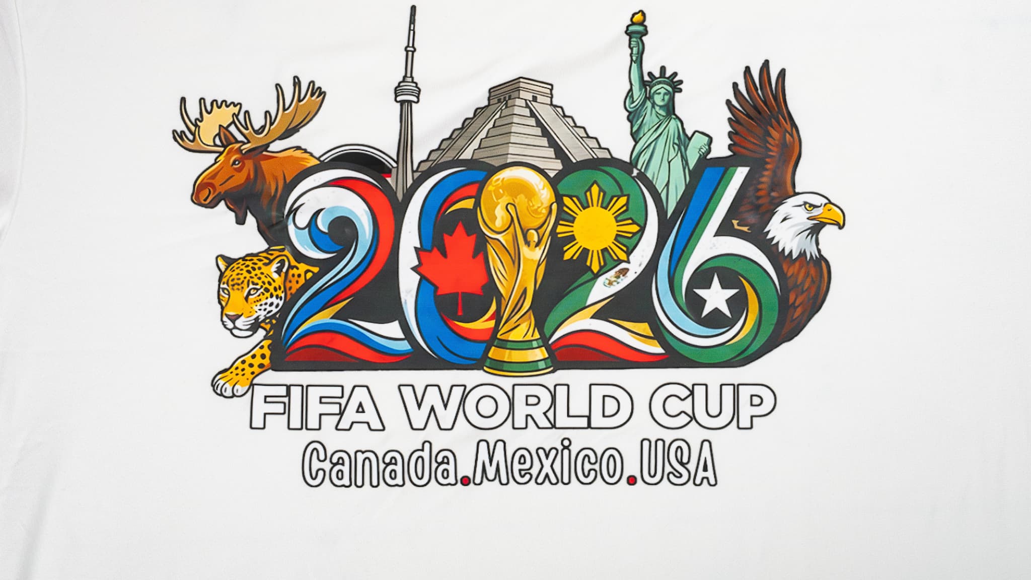 Motiv des Fifa World Cups 2026 in Kanada, Mexiko und USA
