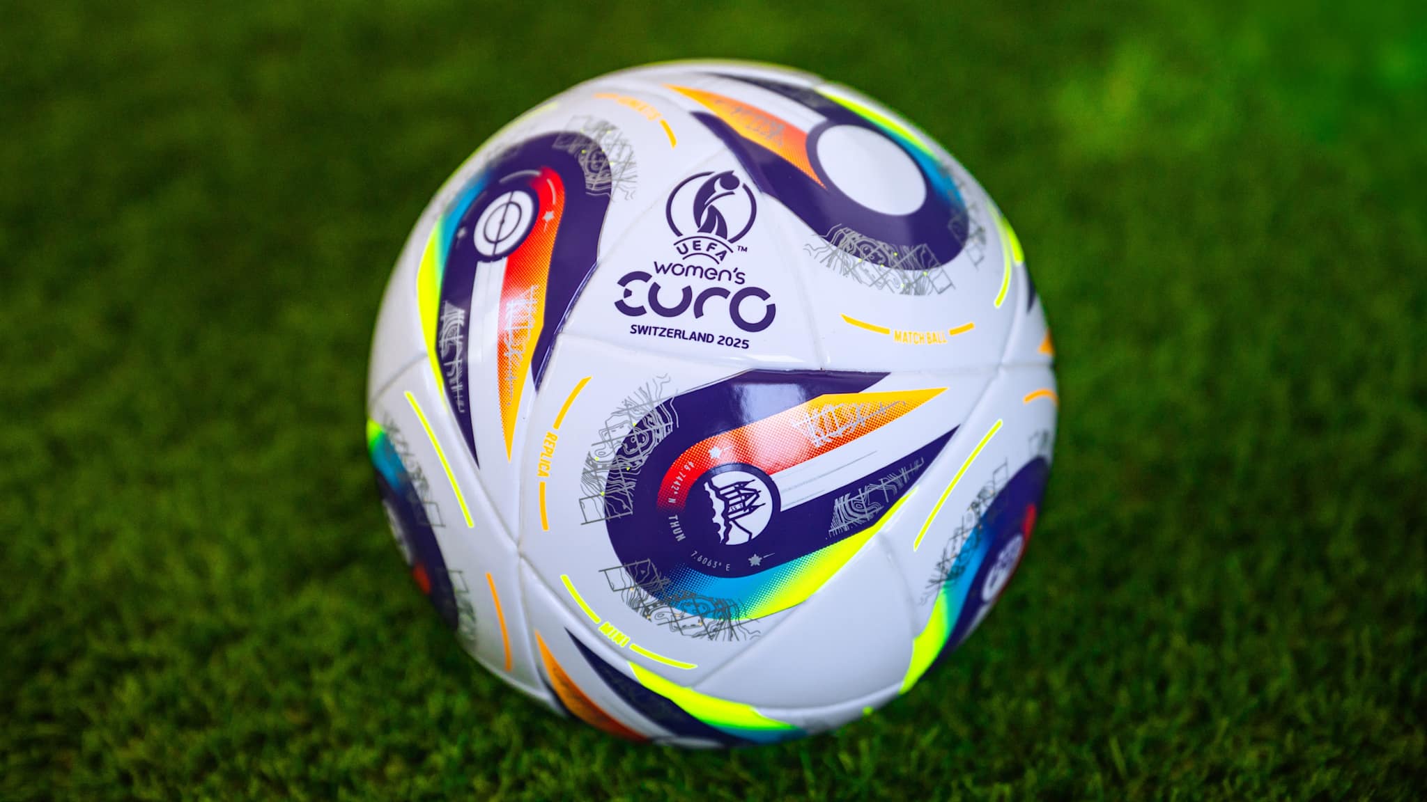 Fußball der Woman's Euro Schwitzerland 2025