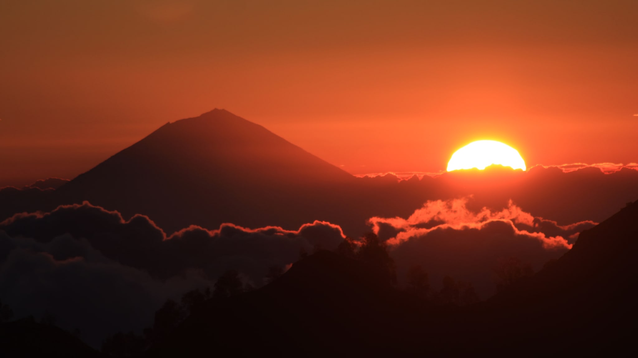 Gunung Batur, Bali, Indonesien