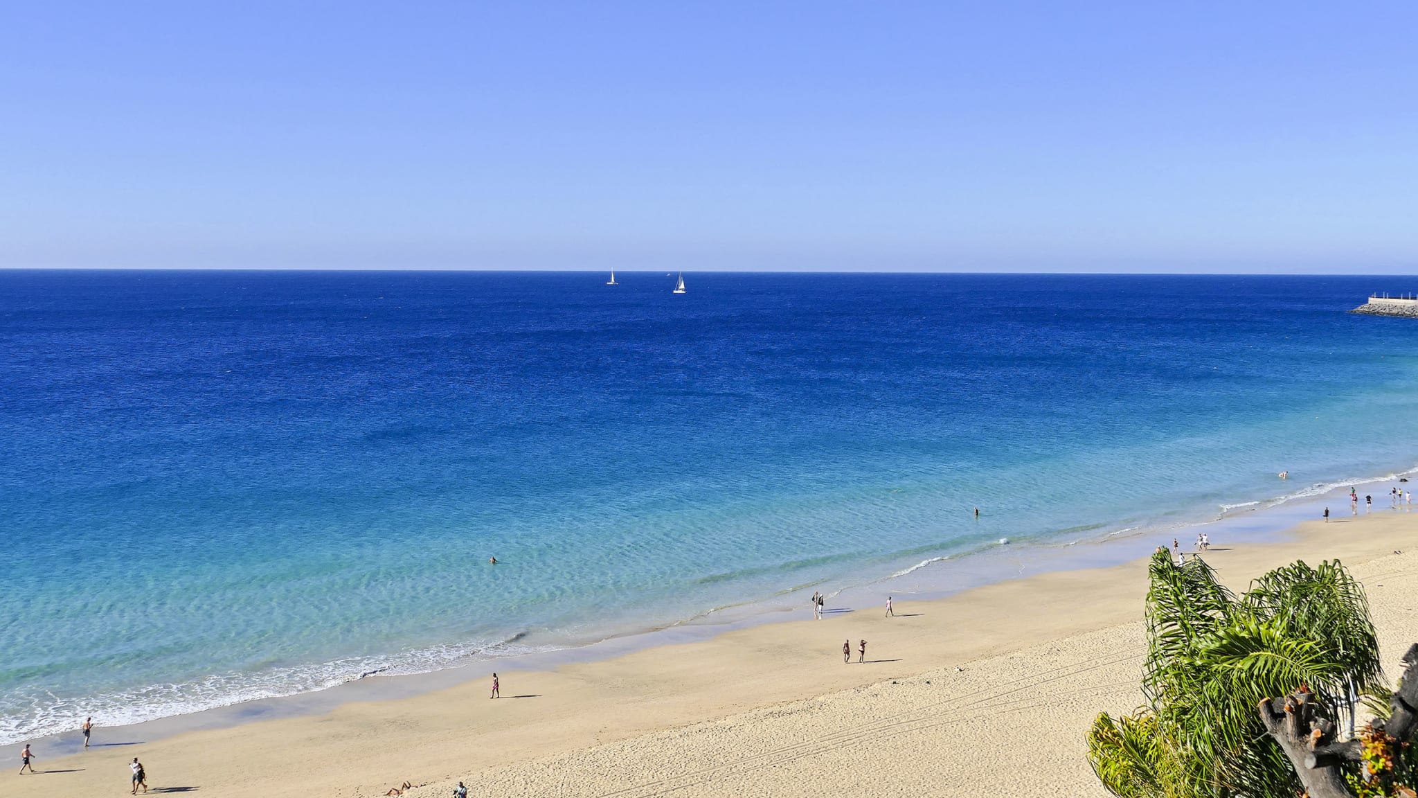 Der Strand von Morro Jable, Fuerteventura, Spanien © Joachim Negwer