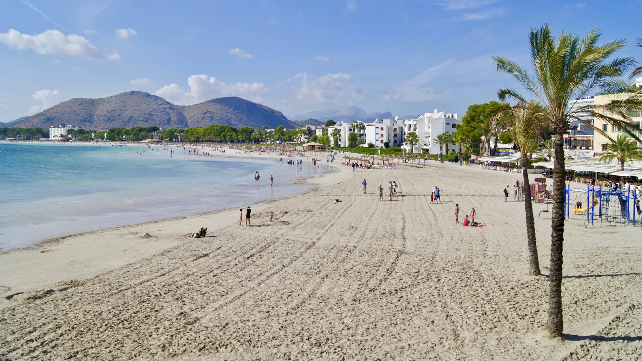 Strand von Port d’Alcúdia, Mallorca, Spanien © Christoph Karrasch