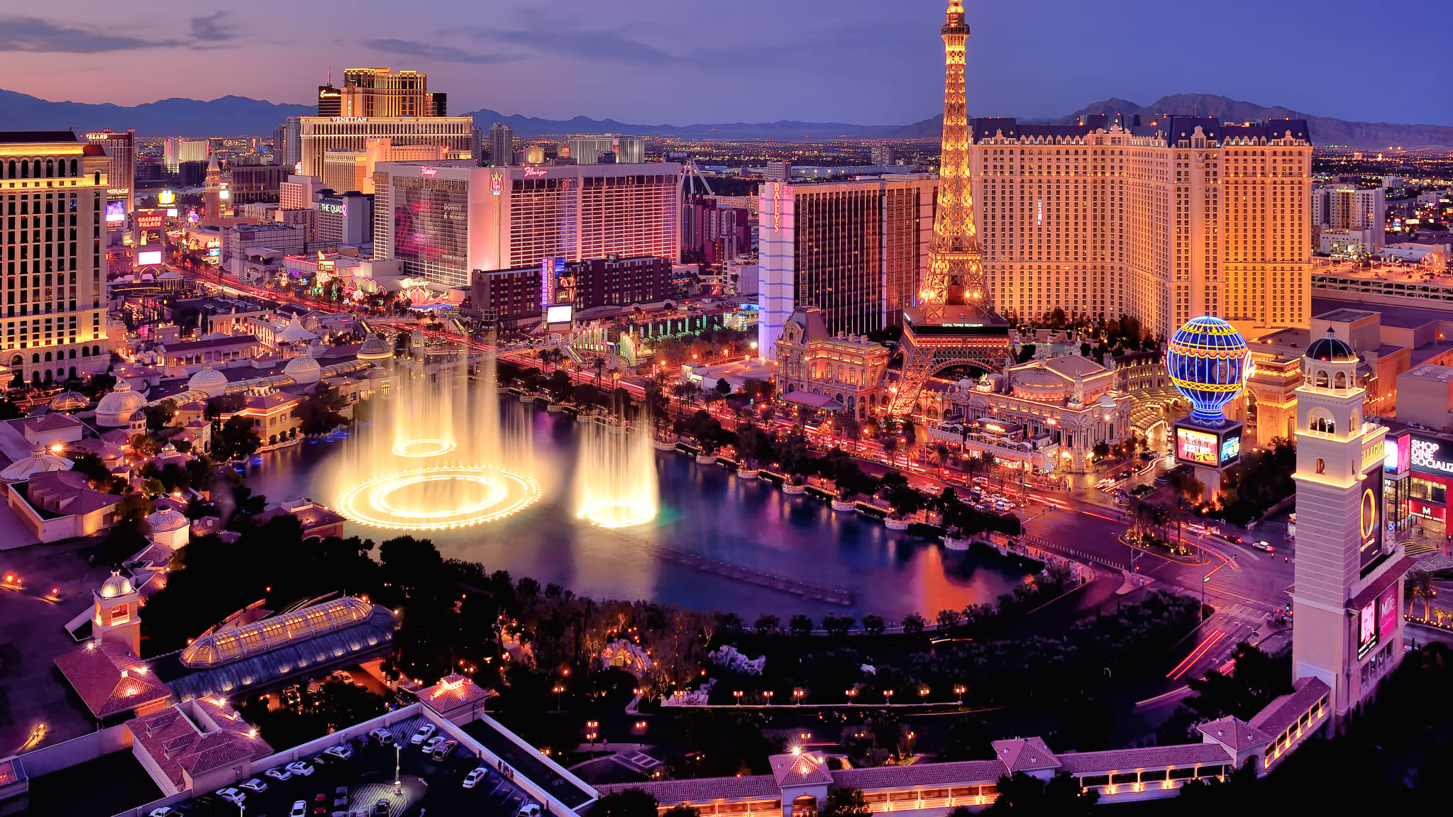 "The Strip" in der Spielermetropole Las Vegas © BrandUSA