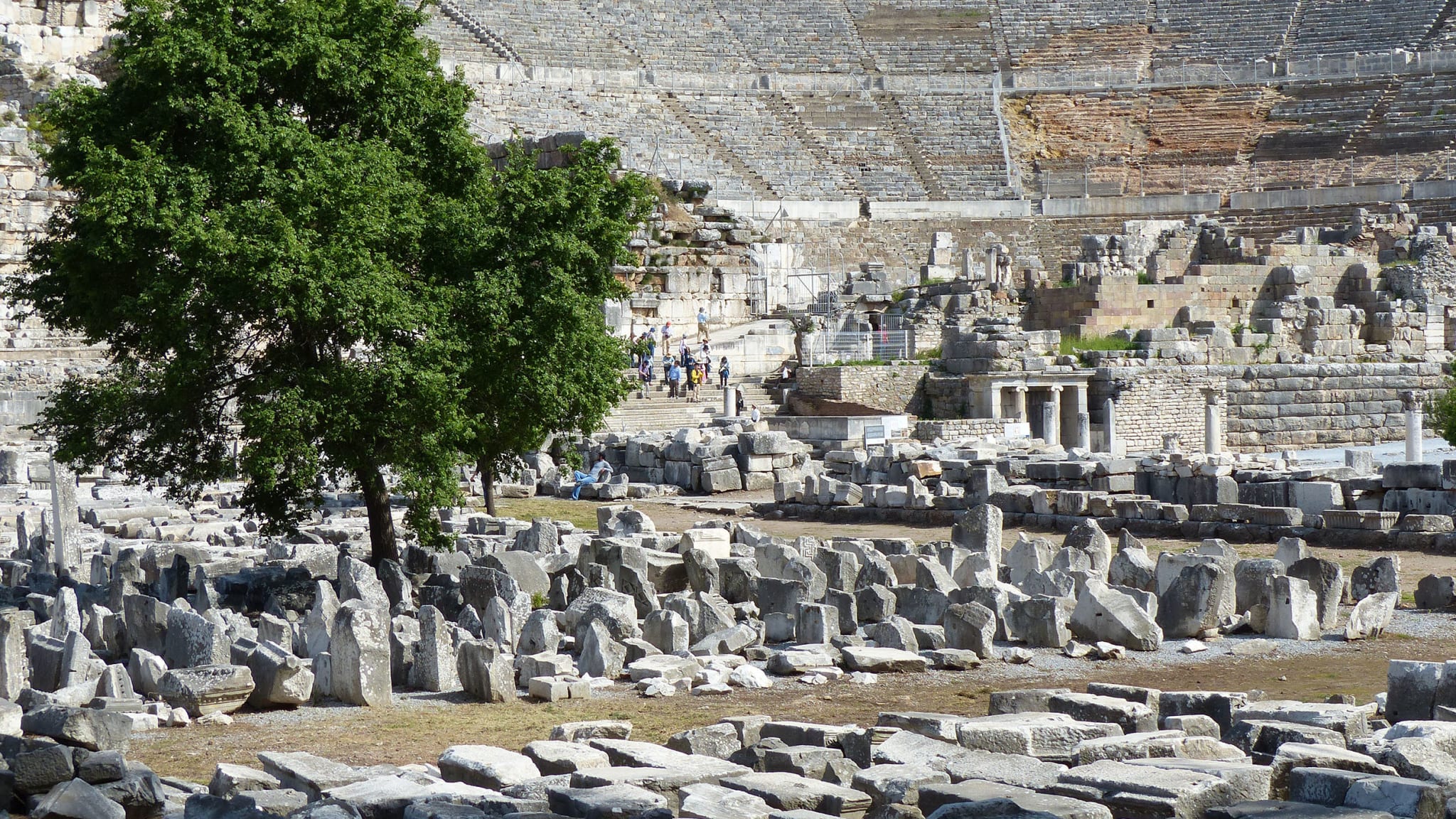 Die Ruinen von Ephesos