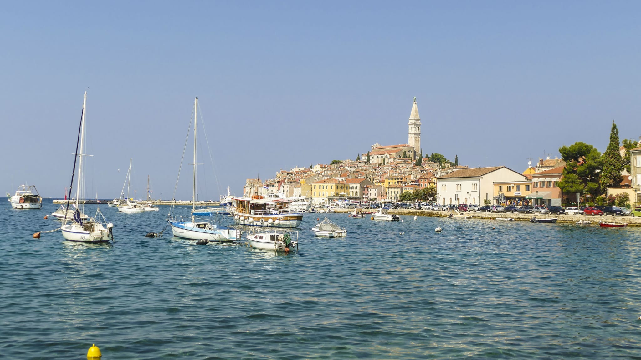Altstadt von Rovinj in Istrien, Kroatien