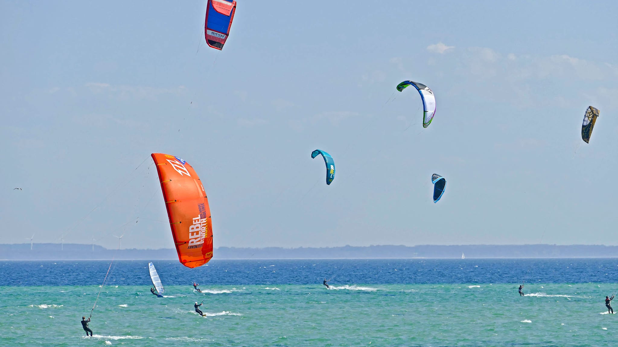 Kitesurfer, Ostsee