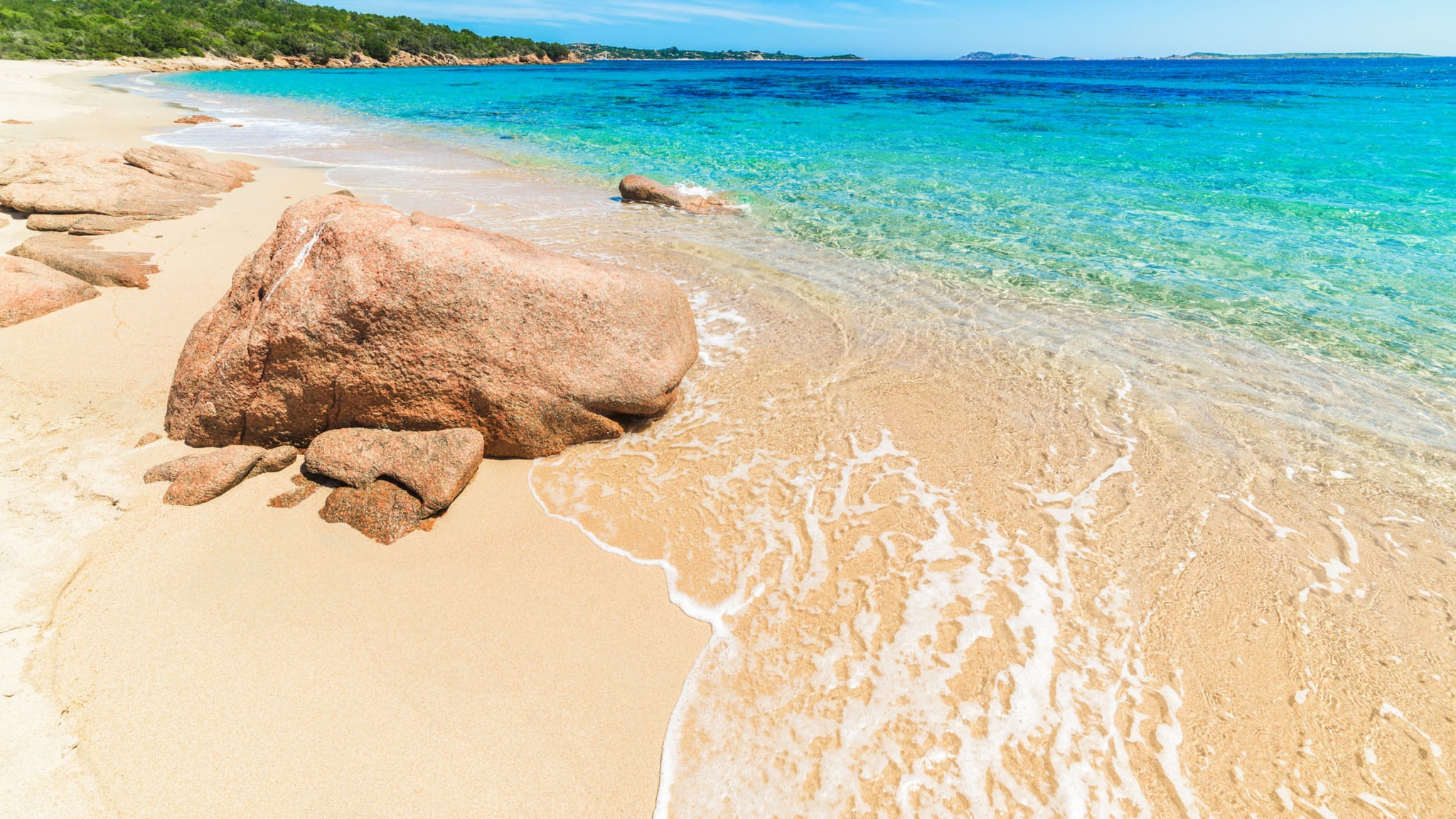 Die Spiaggia Liscia Ruja, Sardinien