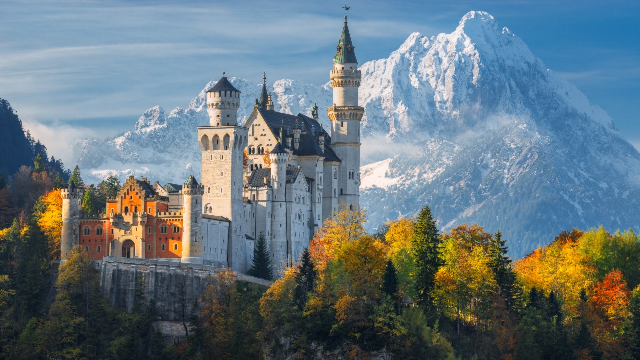 Blick auf Schloss Neuschwanstein