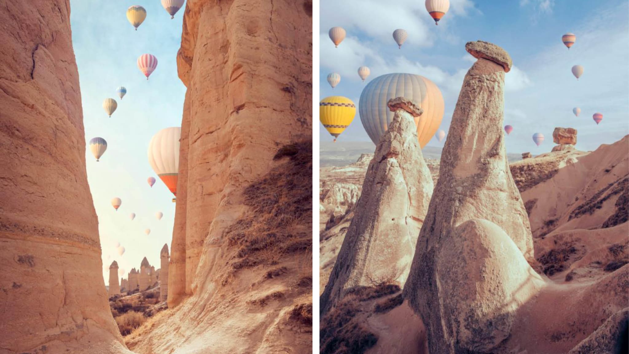 Heißluftballonfahrt, Kappadokien, Türkei