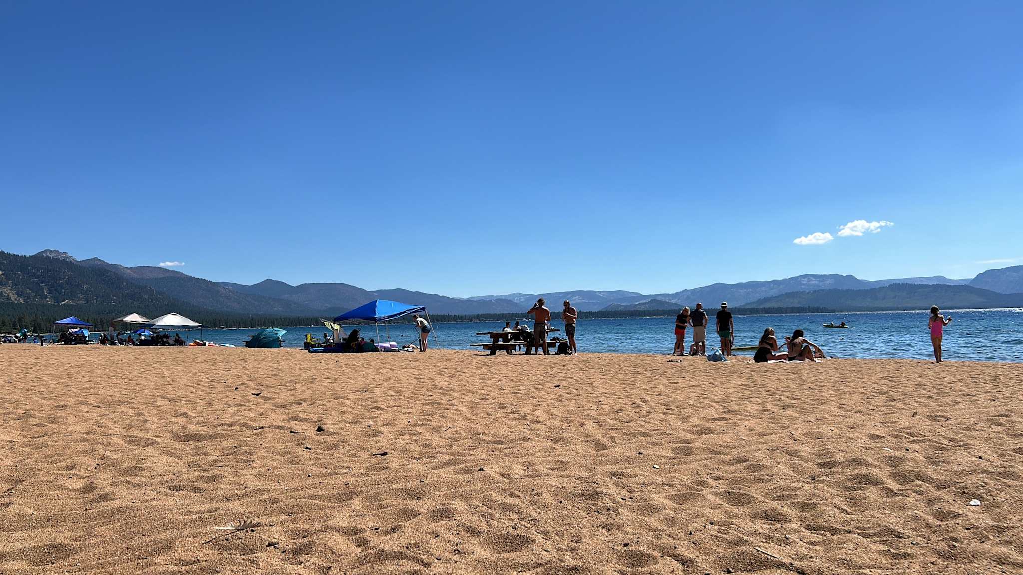 Nevada Beach am Lake Tahoe, Kalifornien, USA