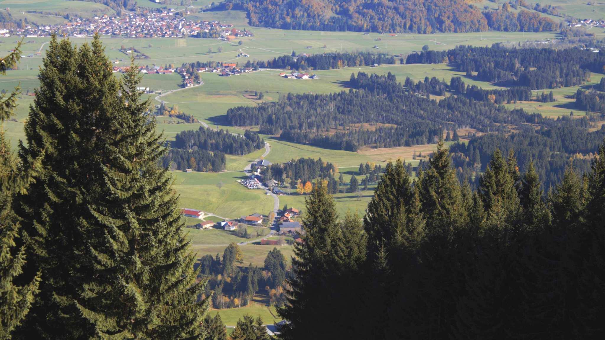 Blick vom Ofterschwanger Horn, Allgäu