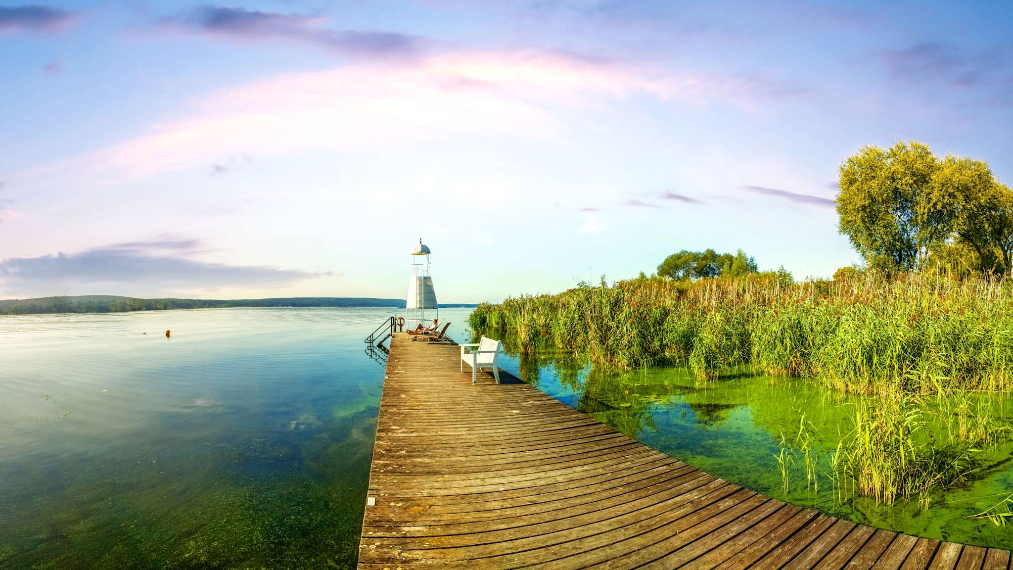Schwielowsee in Brandenburg.