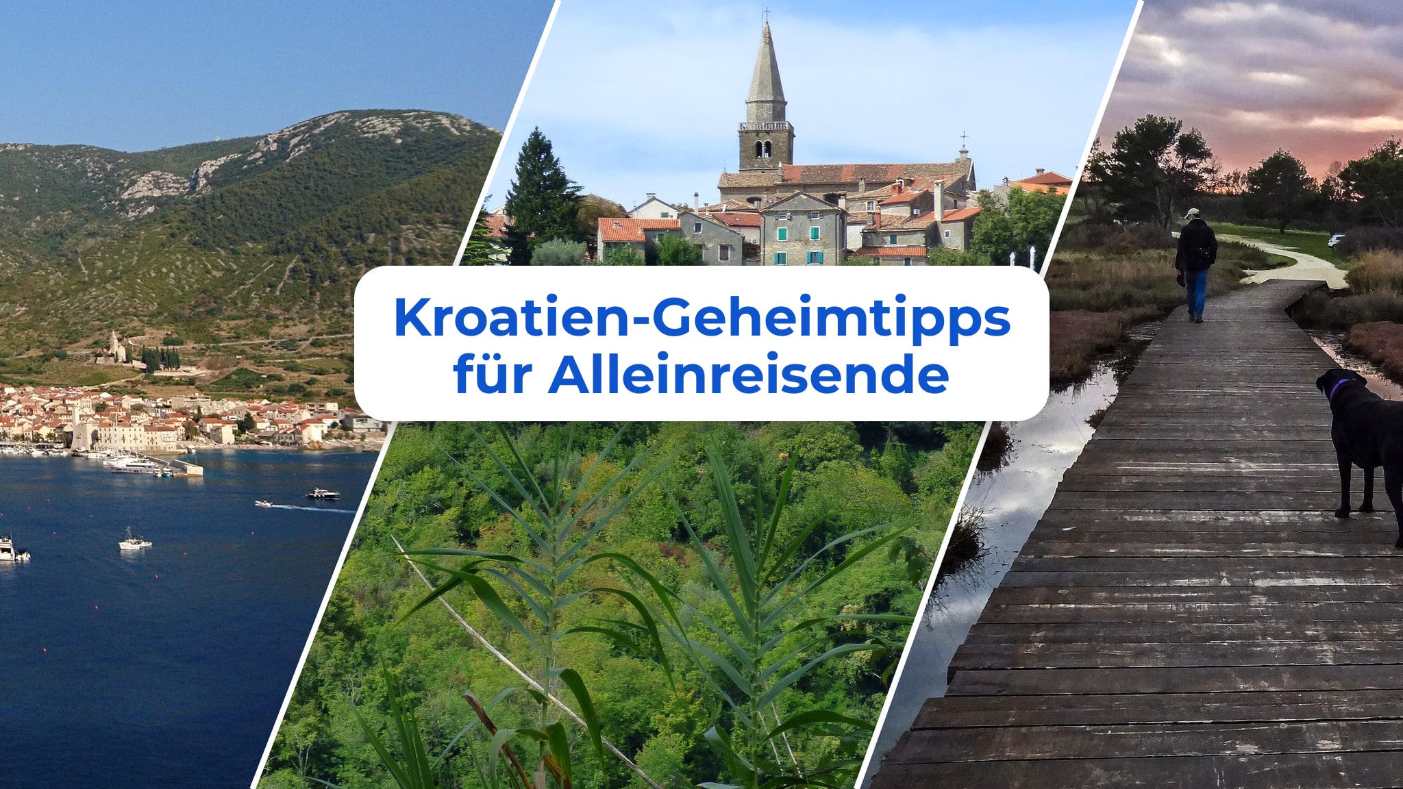 7 Geheimspots für Alleinreisende in Kroatien ©KI-generiert